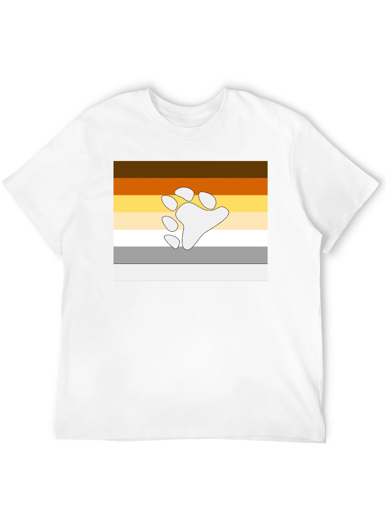 Bear Pride Paw Print T-Shirt