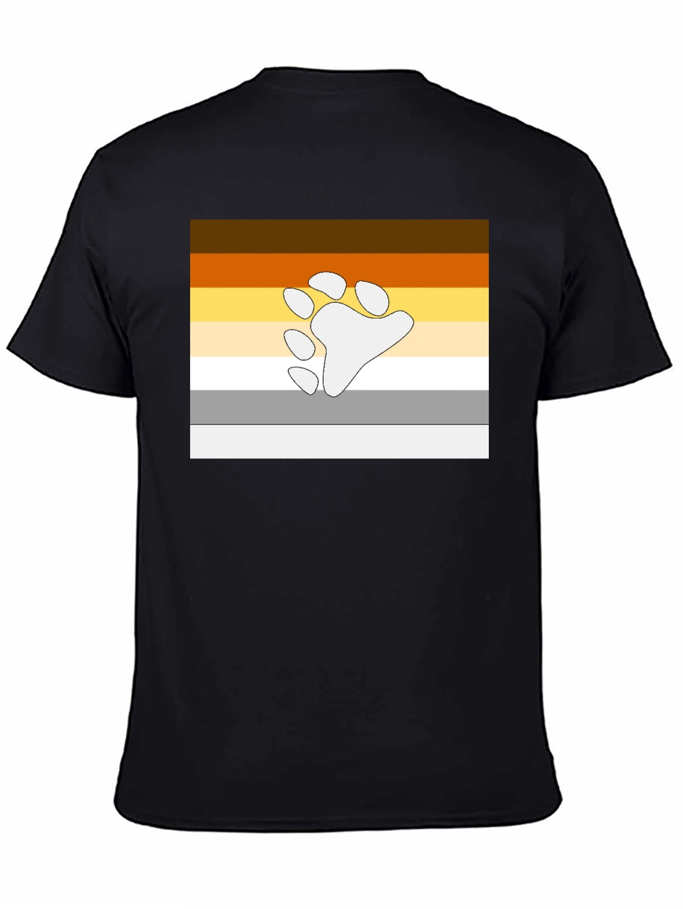 Bear Pride Paw Print T-Shirt