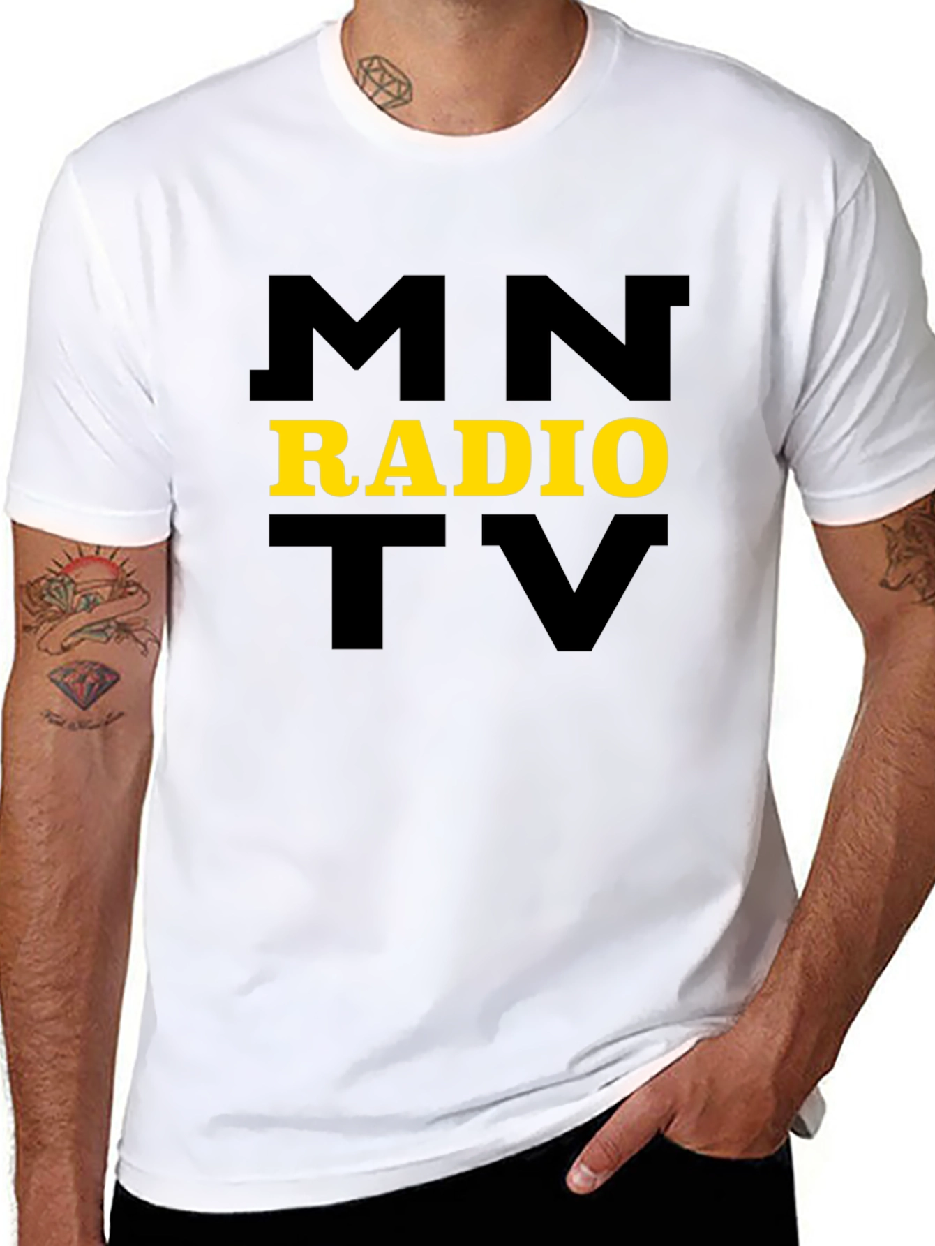 MNT Radio TV Graphic Tee - Black