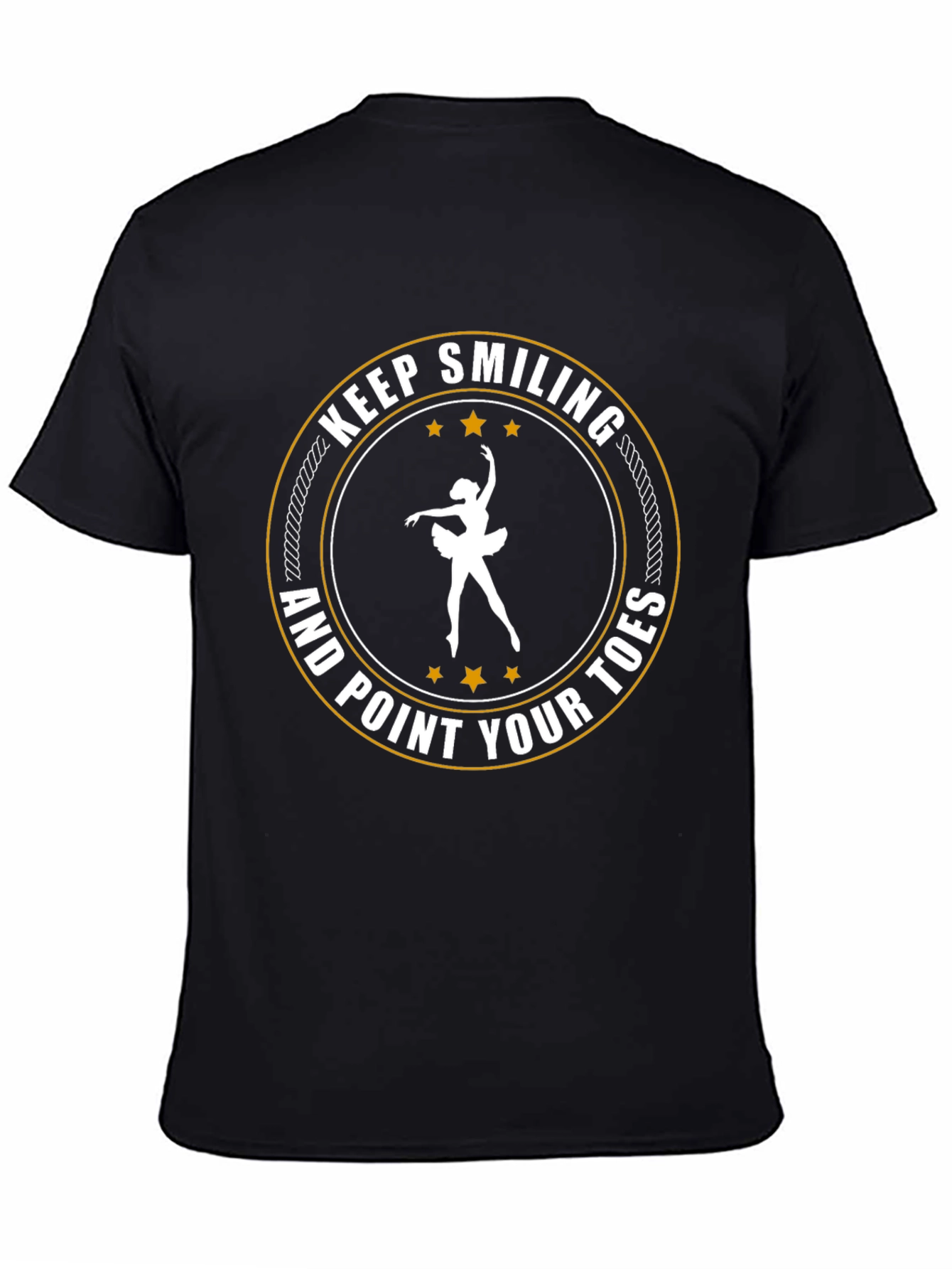 Keep Smiling Ballet T-Shirt - Dance Graphic Tee