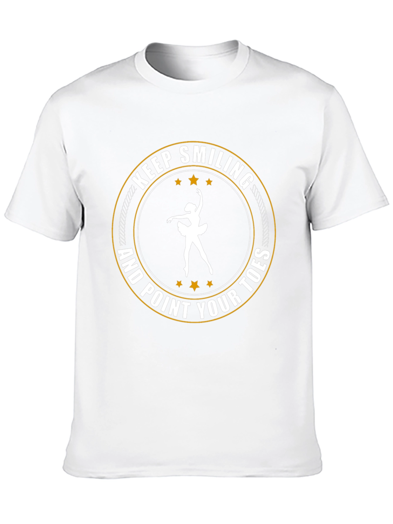 Keep Smiling Ballet T-Shirt - Dance Graphic Tee