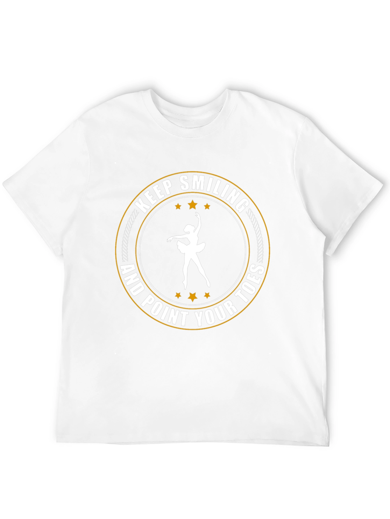 Keep Smiling Ballet T-Shirt - Dance Graphic Tee