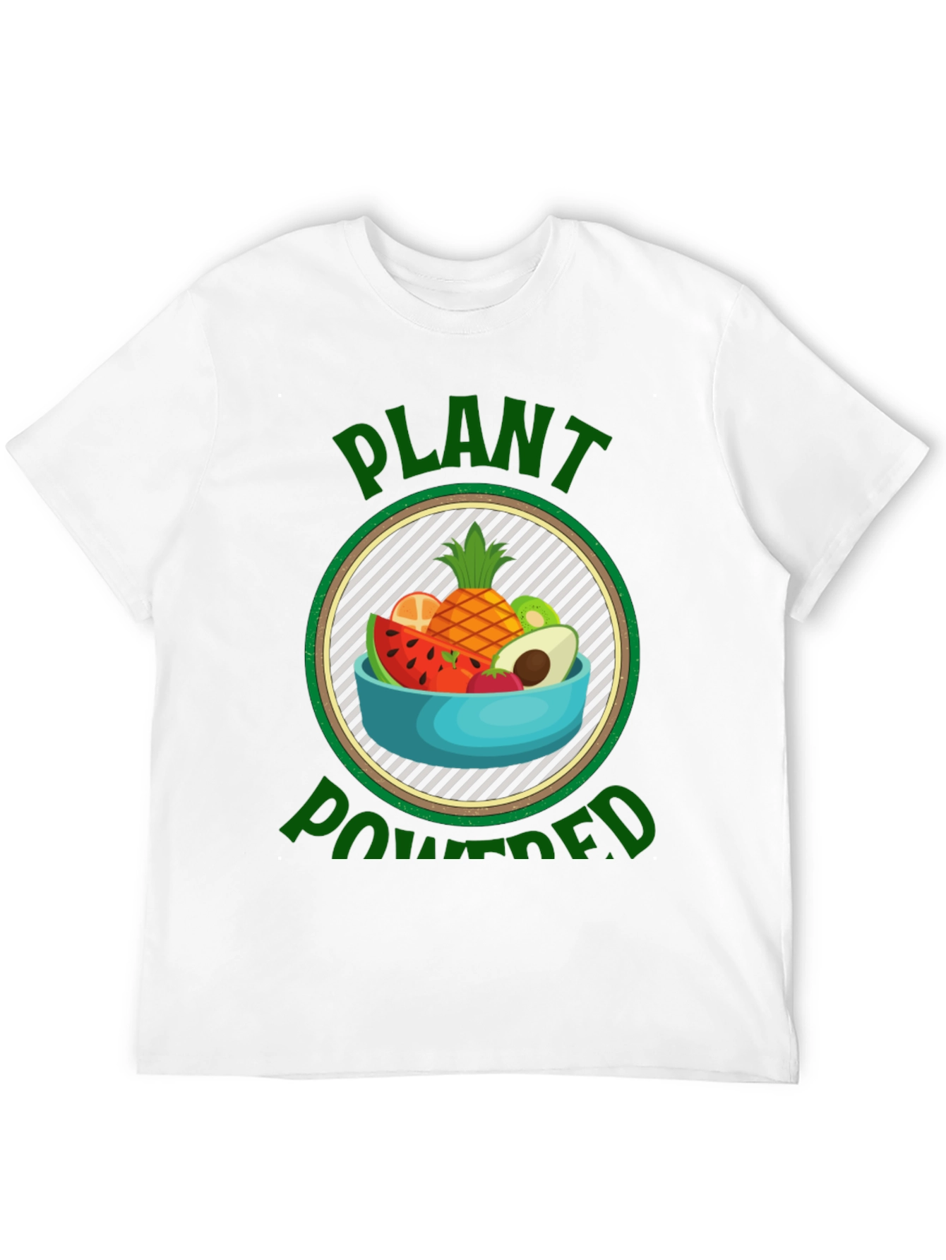 Plant Powered Vegan T-Shirt - Healthy Lifestyle Tee