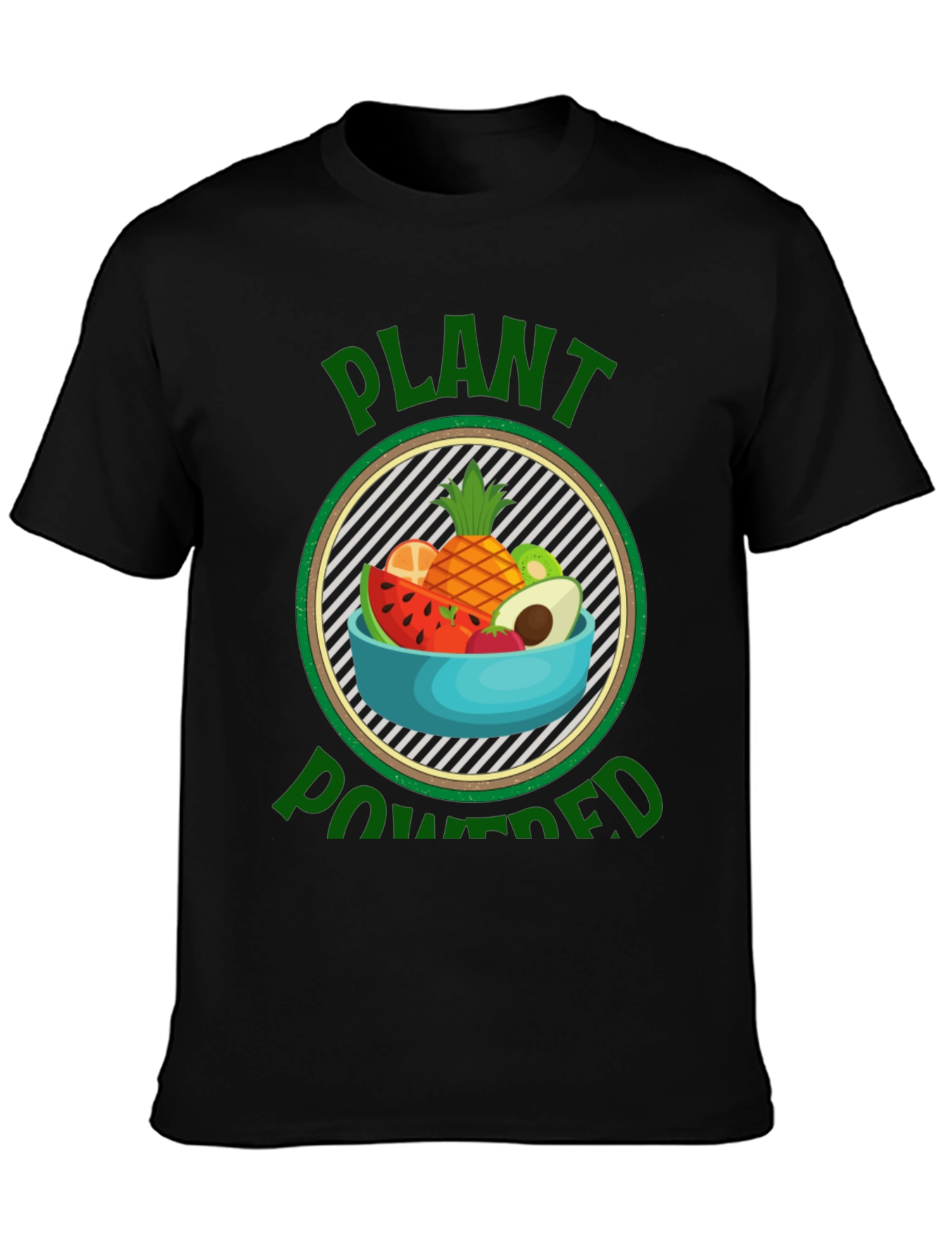 Plant Powered Vegan T-Shirt - Healthy Lifestyle Tee