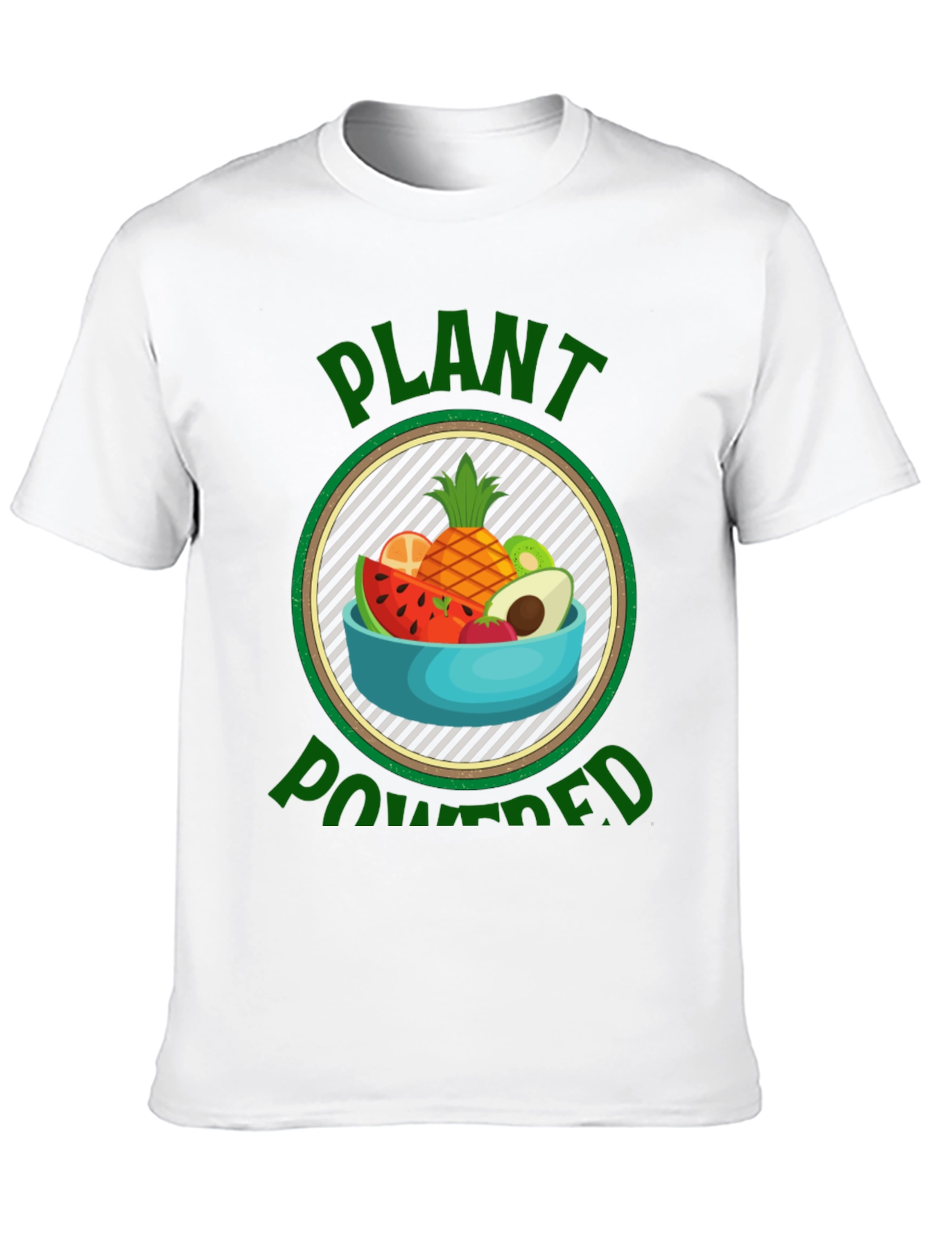 Plant Powered Vegan T-Shirt - Healthy Lifestyle Tee