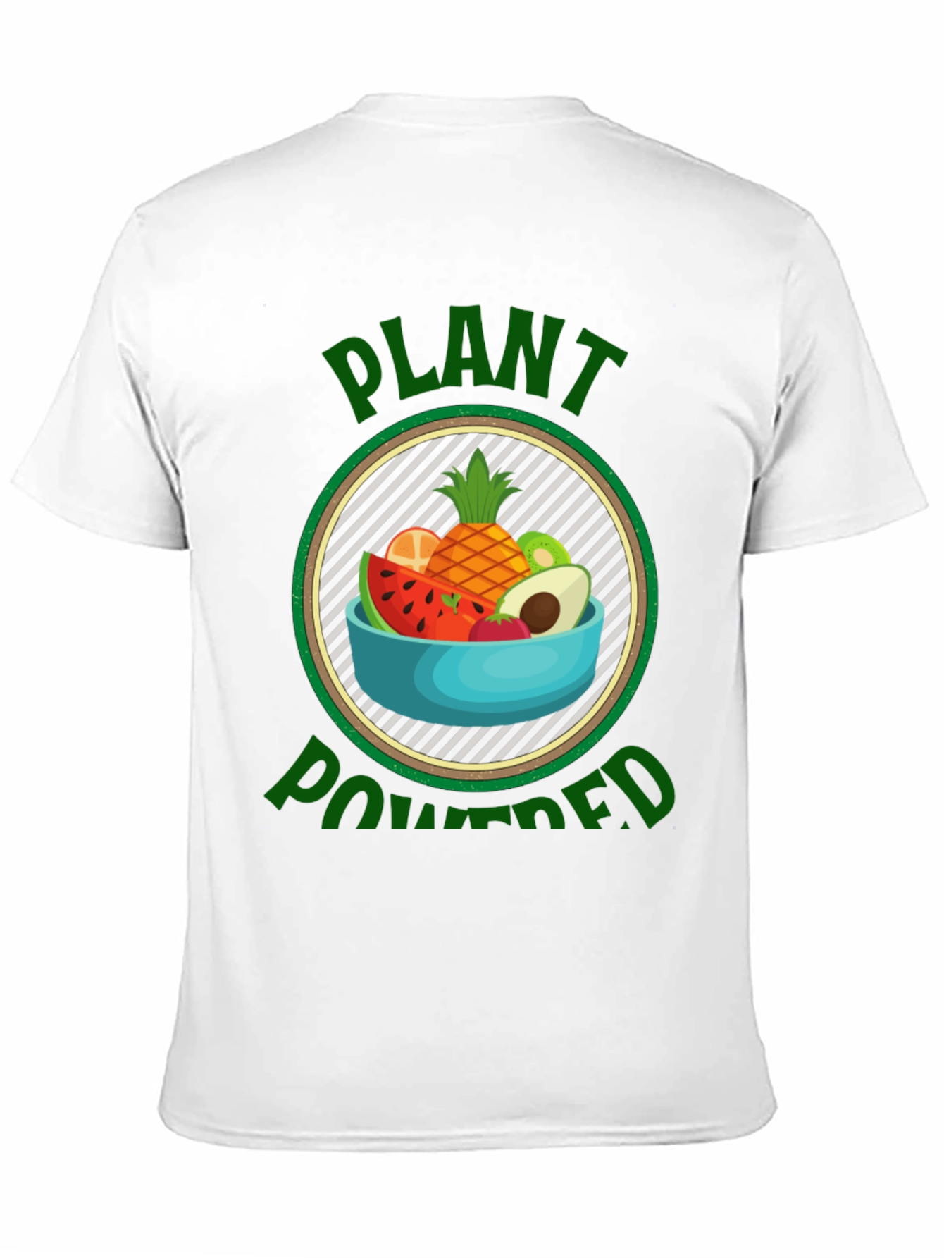 Plant Powered Vegan T-Shirt - Healthy Lifestyle Tee