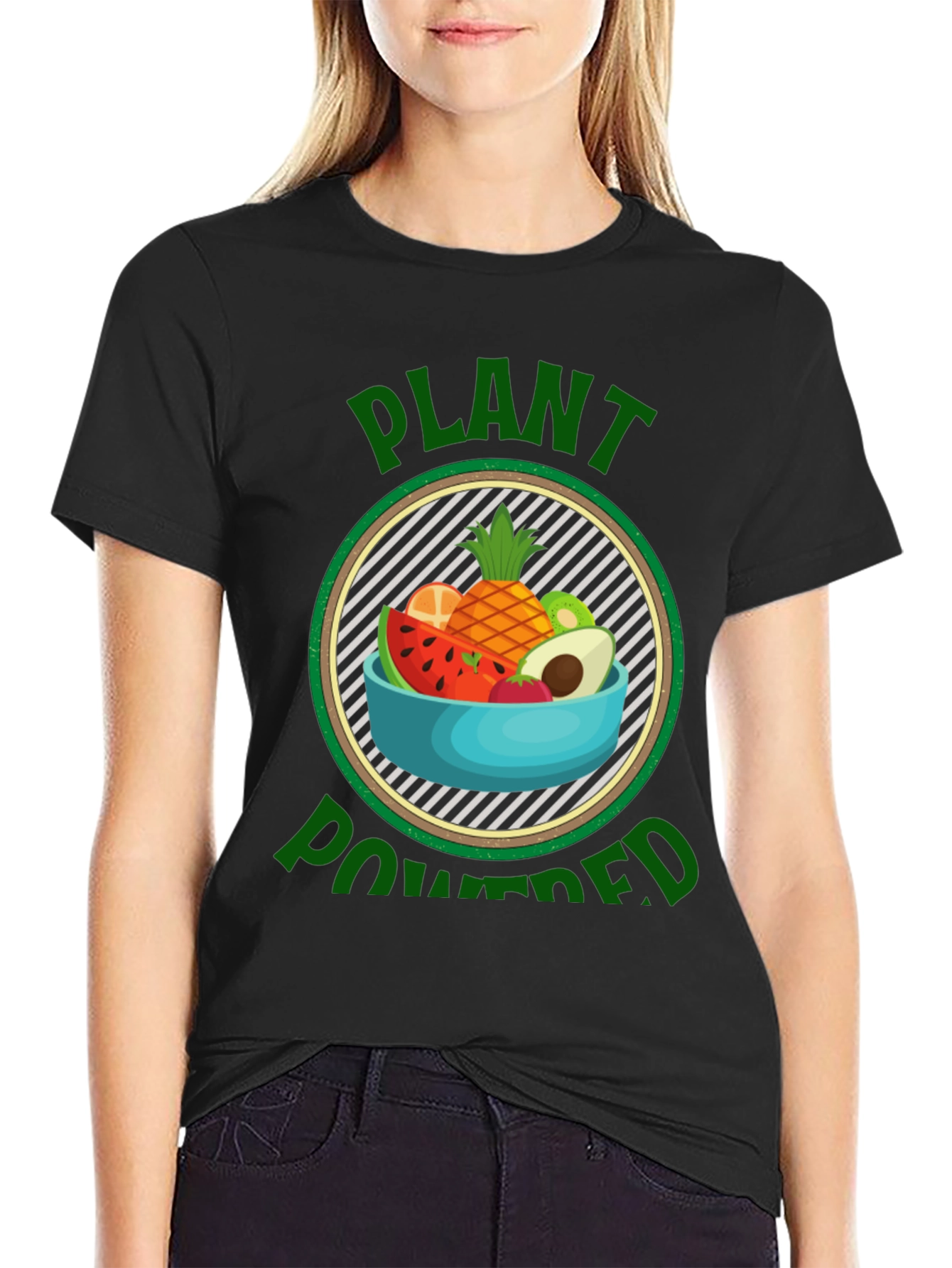 Plant Powered Vegan T-Shirt - Healthy Lifestyle Tee
