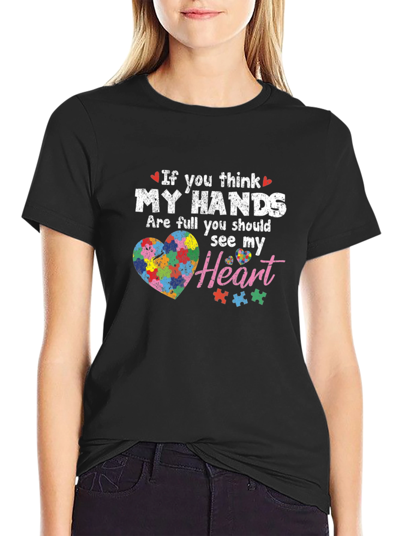 Autism Awareness Heart T-Shirt
