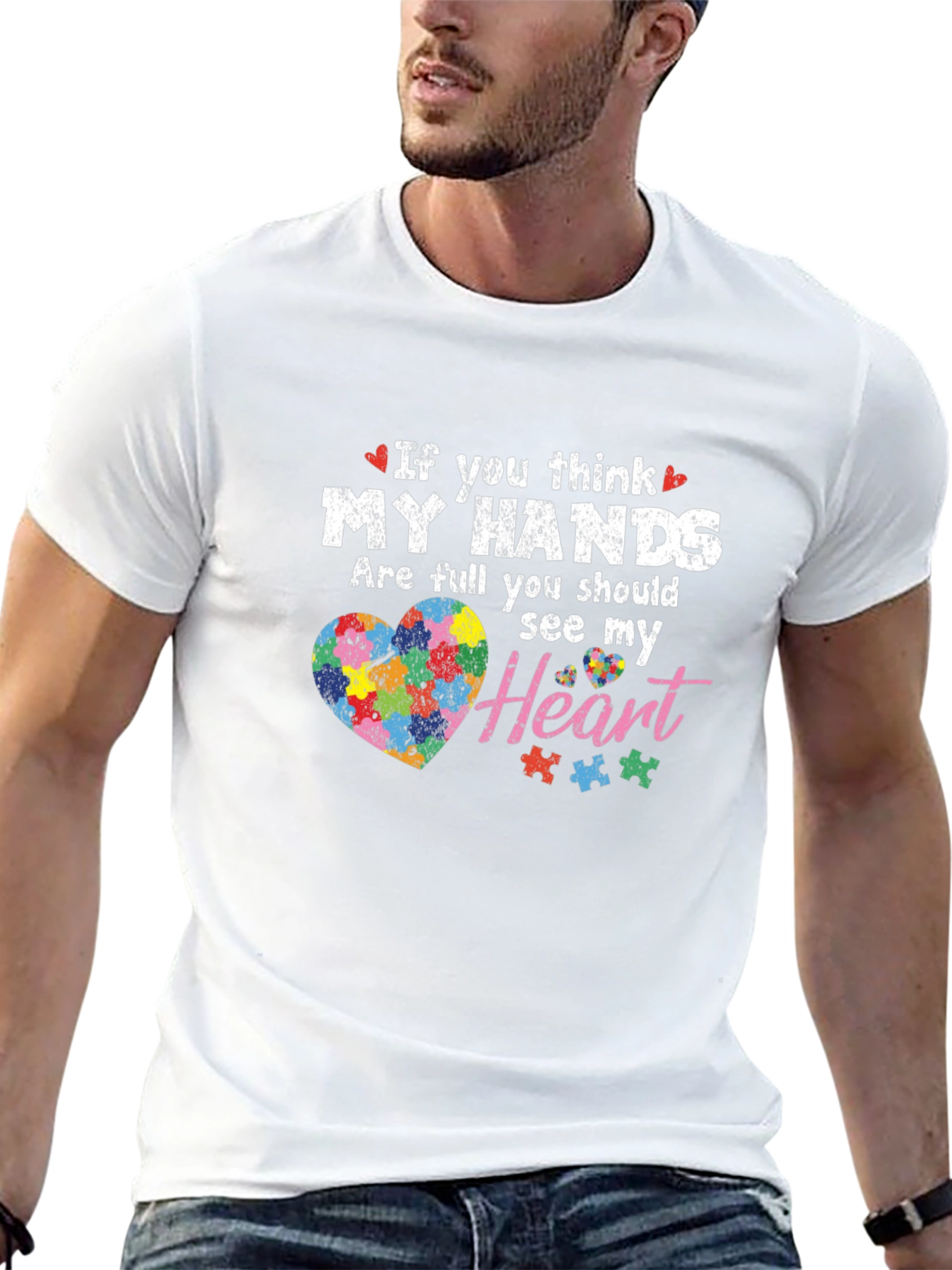 Autism Awareness Heart T-Shirt