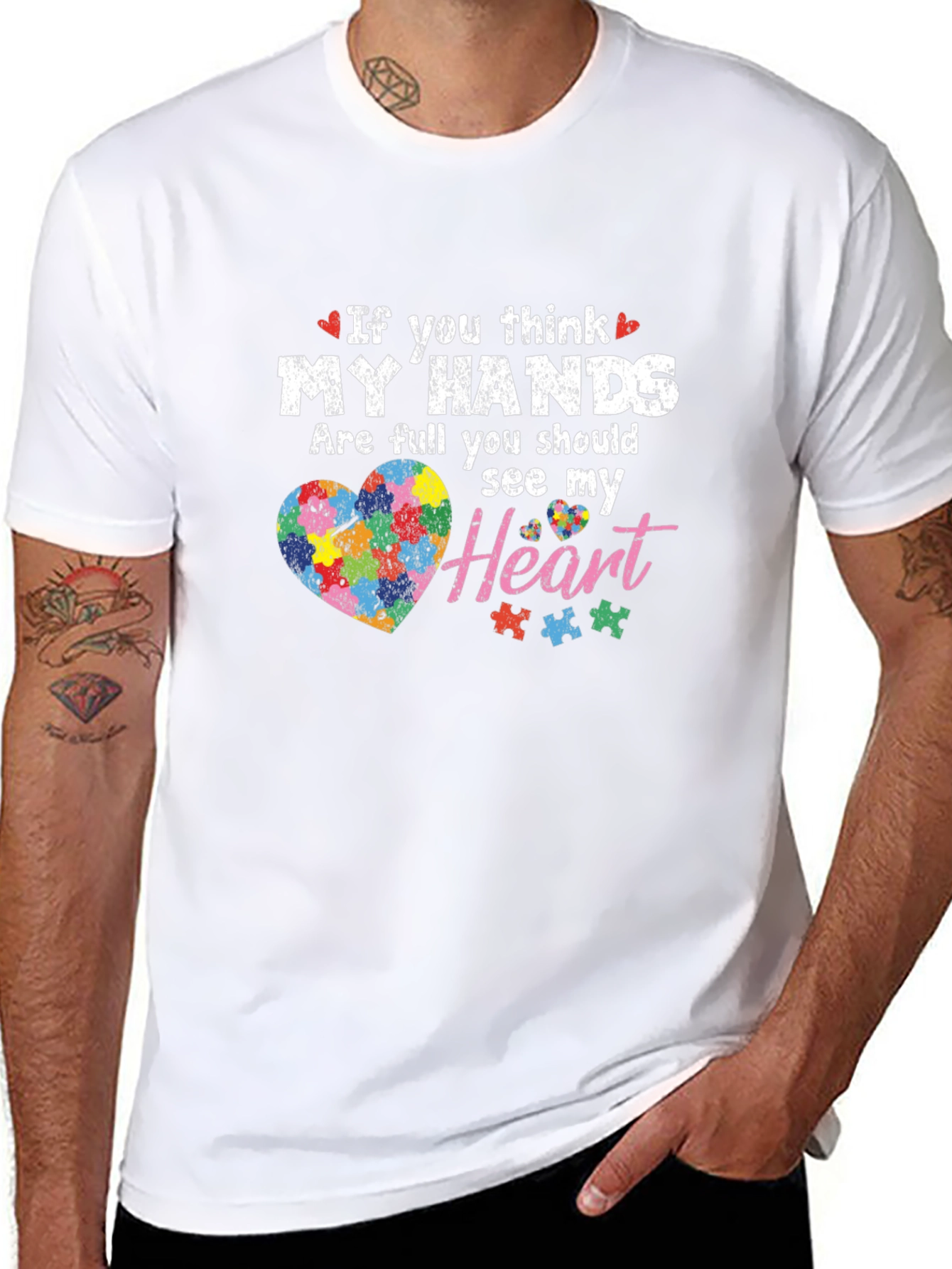 Autism Awareness Heart T-Shirt