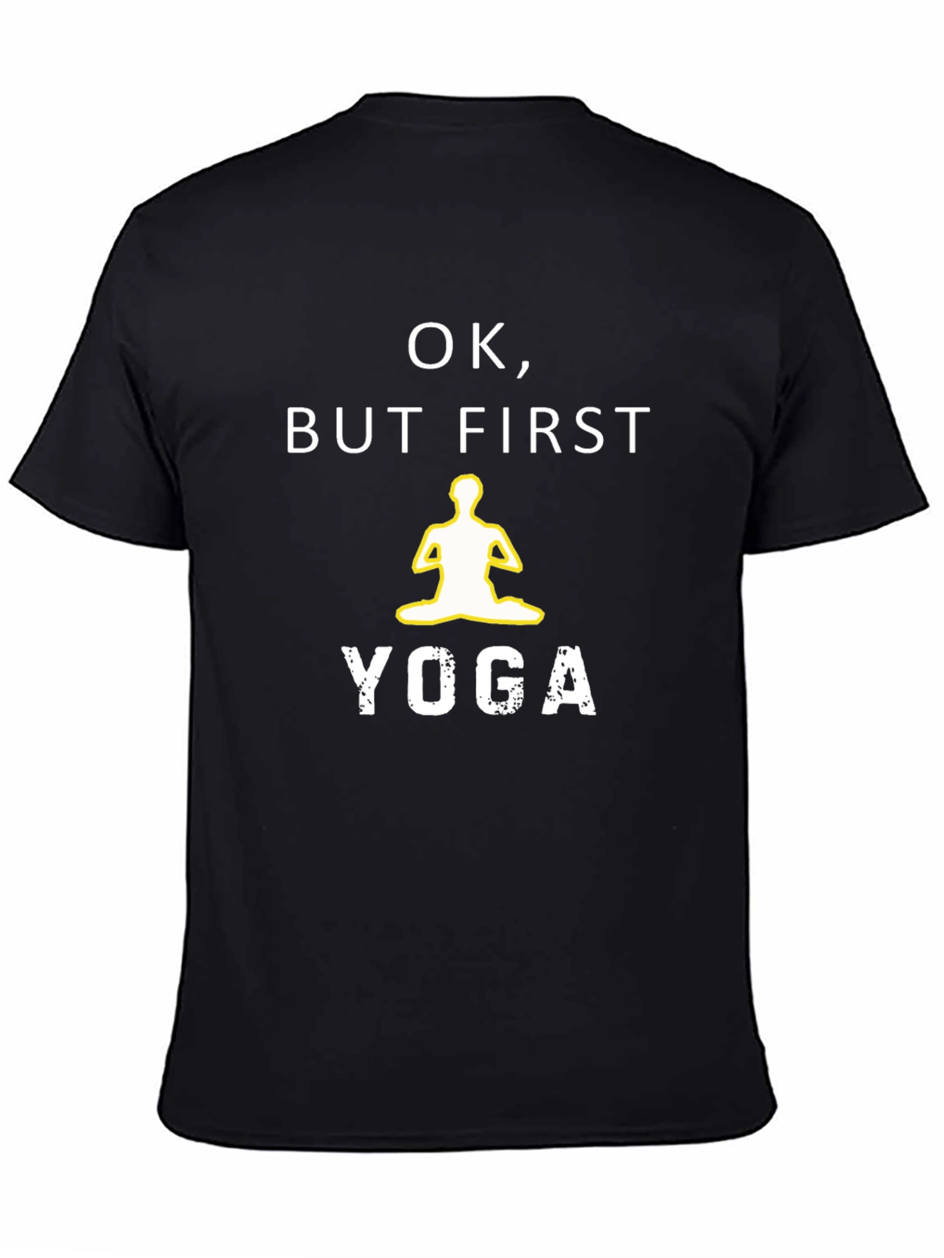Ok But First Yoga T-Shirt - Relaxed Fit