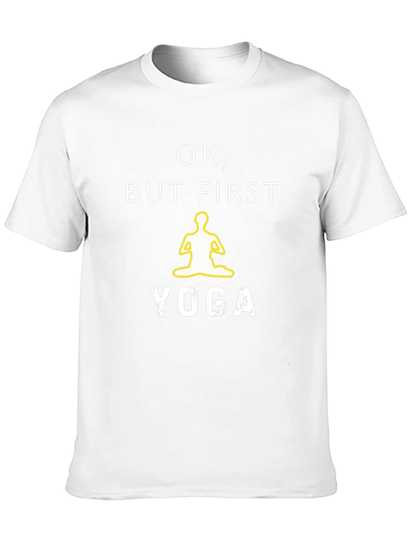 Ok But First Yoga T-Shirt - Relaxed Fit