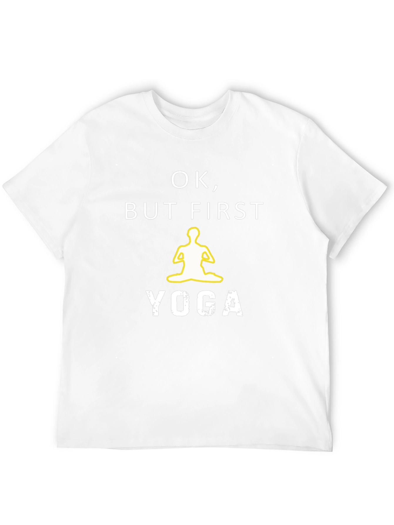 Ok But First Yoga T-Shirt - Relaxed Fit