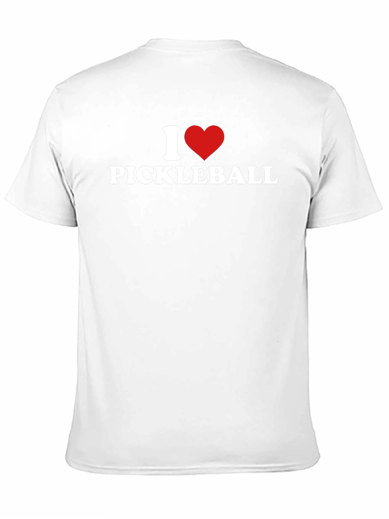 I Love Pickleball Black T-Shirt
