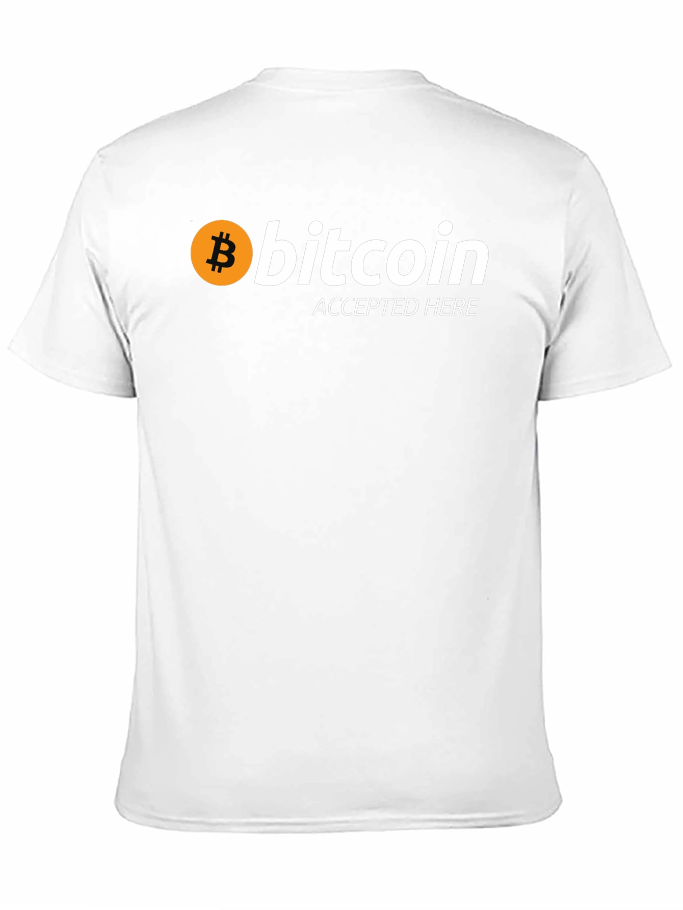 Bitcoin Accepted Here Black T-Shirt