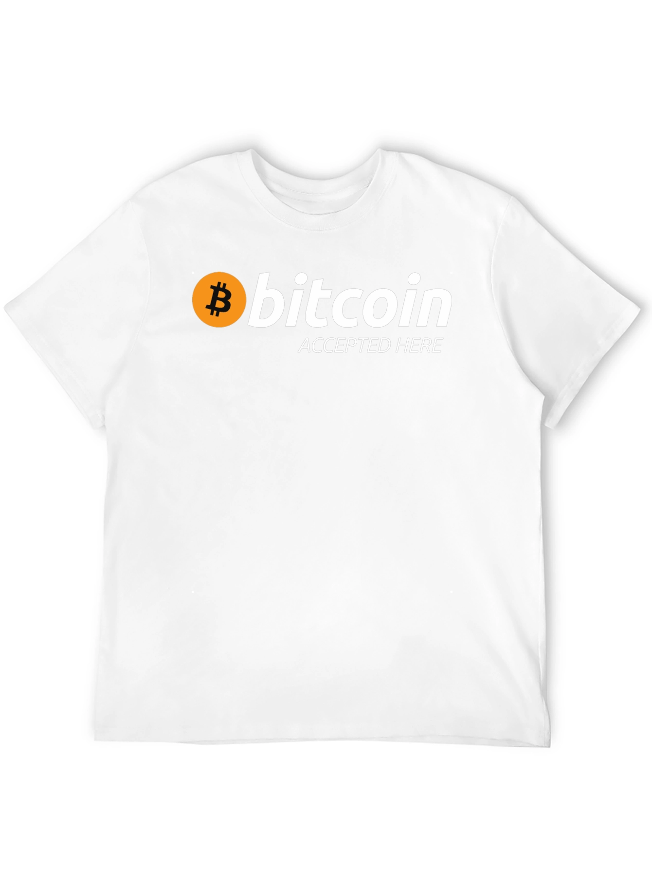 Bitcoin Accepted Here Black T-Shirt