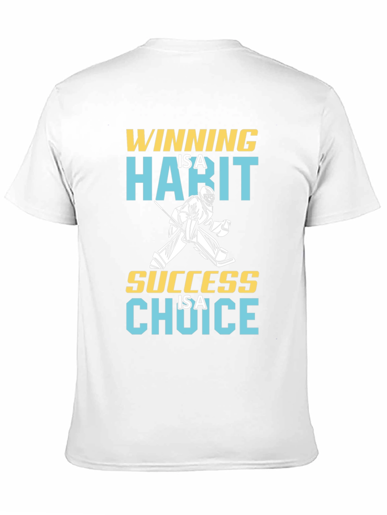 Winning Hockey Graphic T-Shirt - Success is a Choice