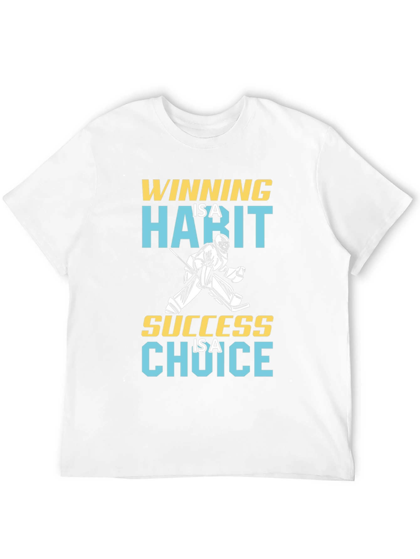 Winning Hockey Graphic T-Shirt - Success is a Choice