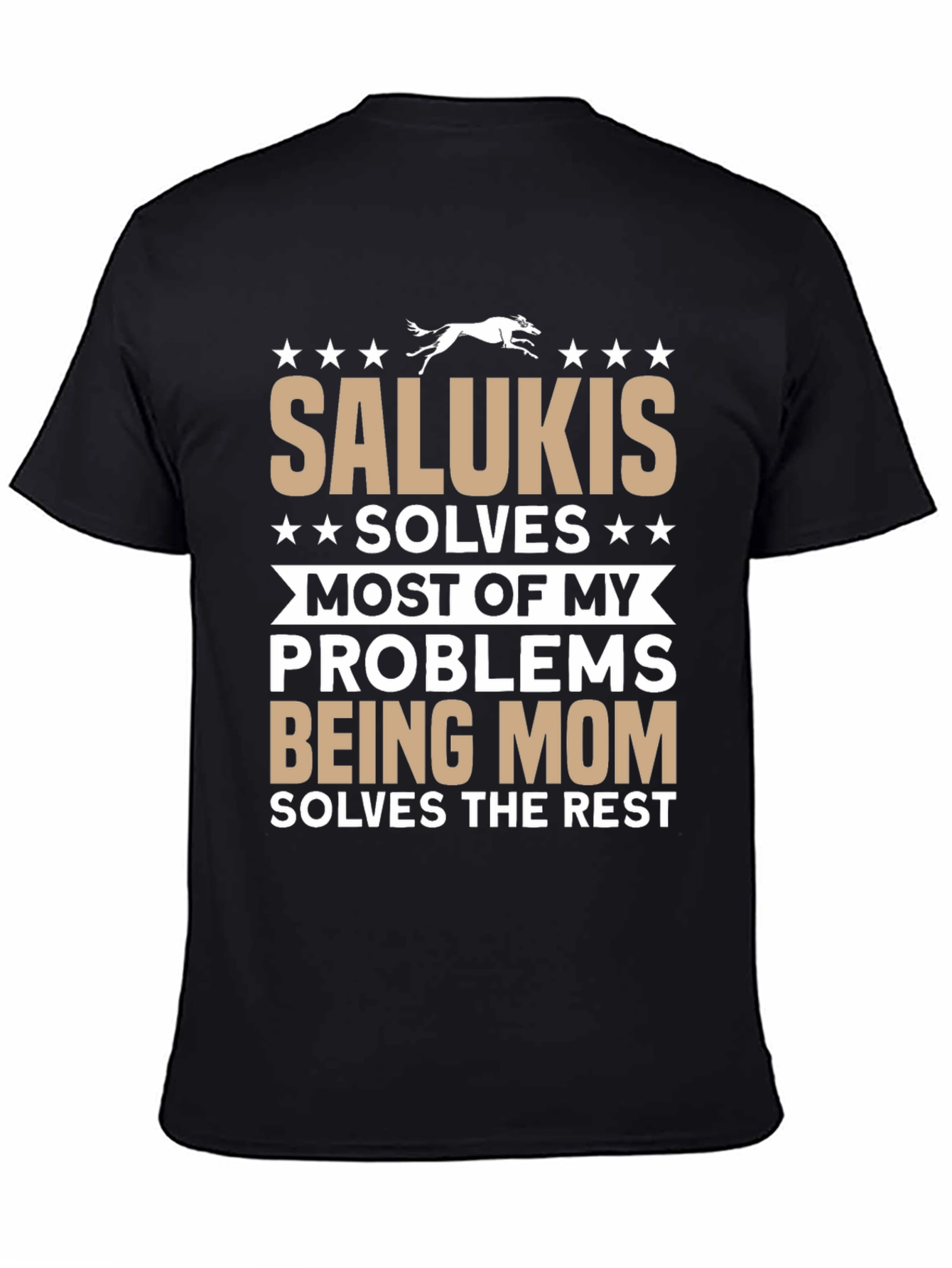 Saluki Mom T-Shirt | Dog Lover Apparel