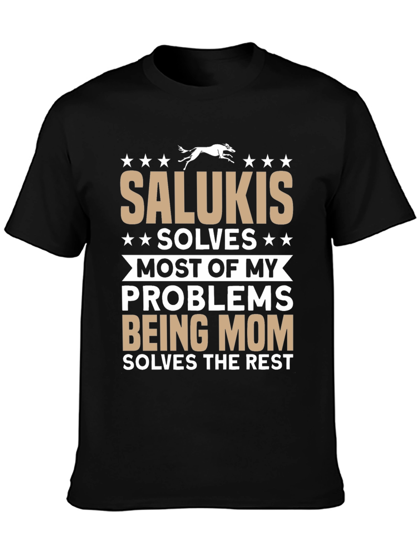 Saluki Mom T-Shirt | Dog Lover Apparel