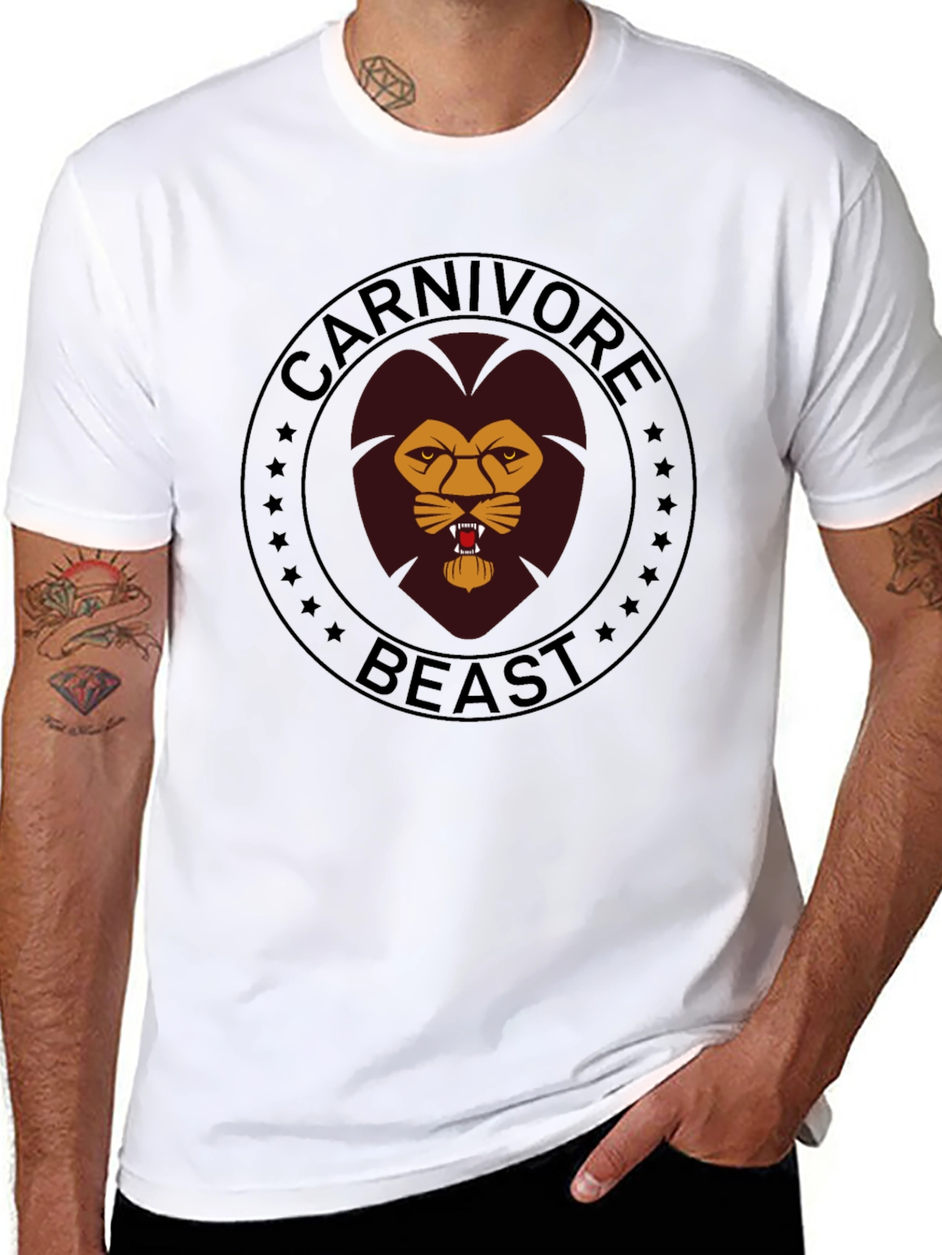 Carnivore Beast Graphic T-Shirt