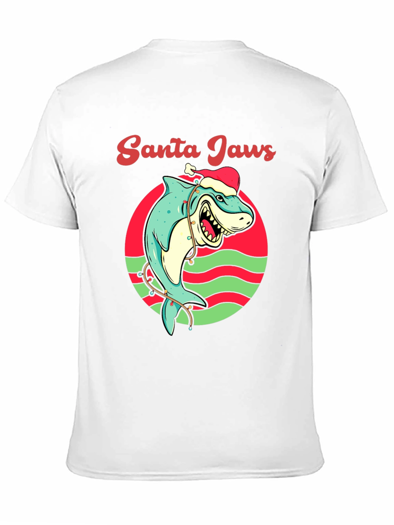 Santa Jaws Christmas T-Shirt