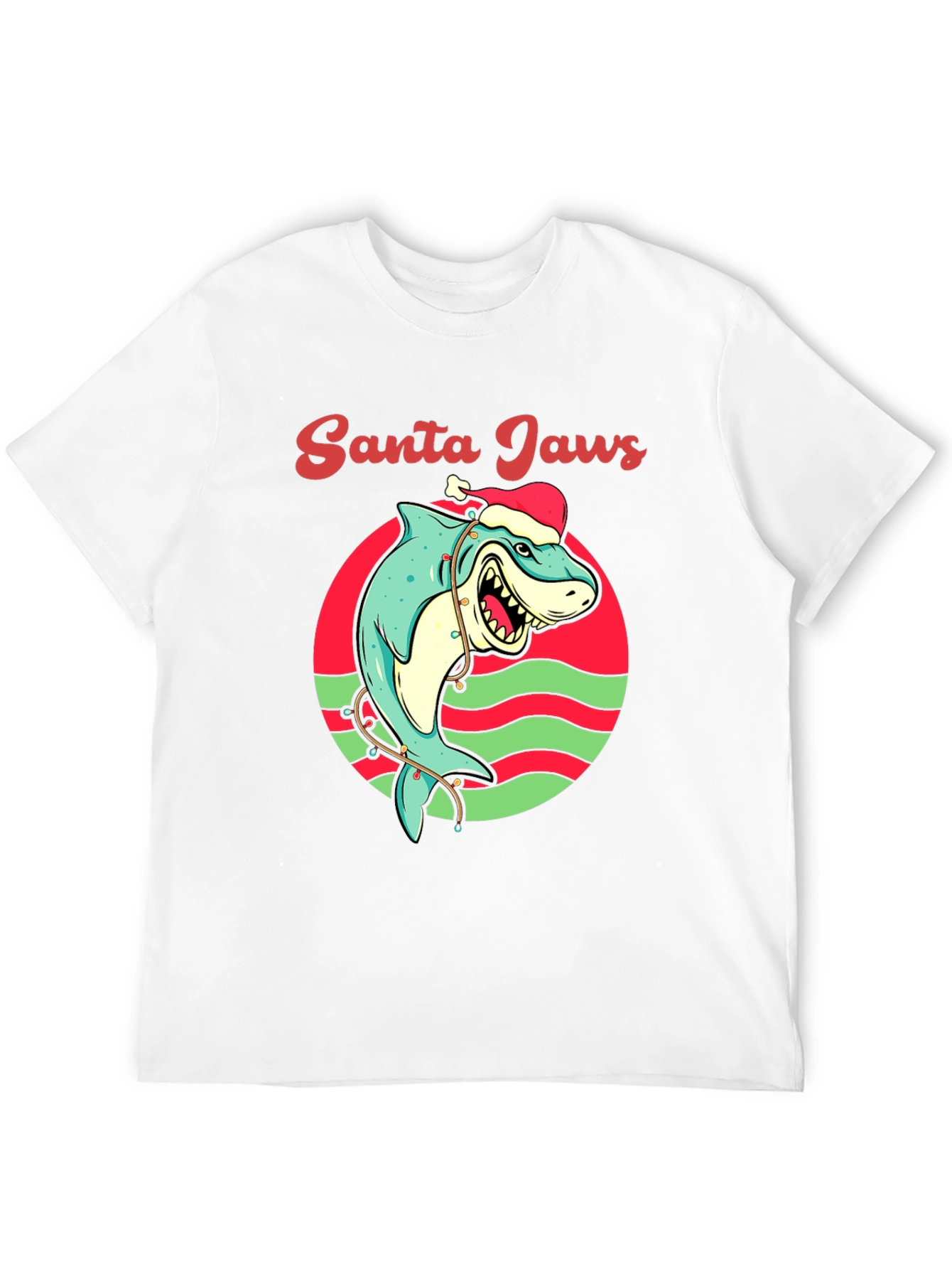Santa Jaws Christmas T-Shirt