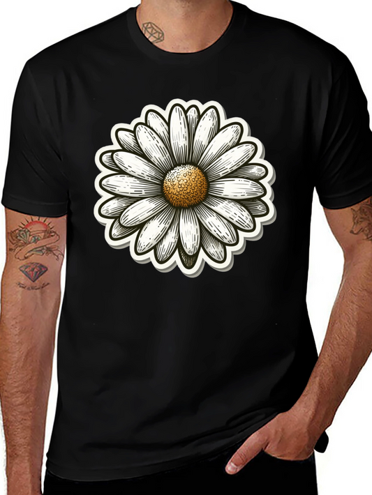 Daisy Graphic Black T-Shirt