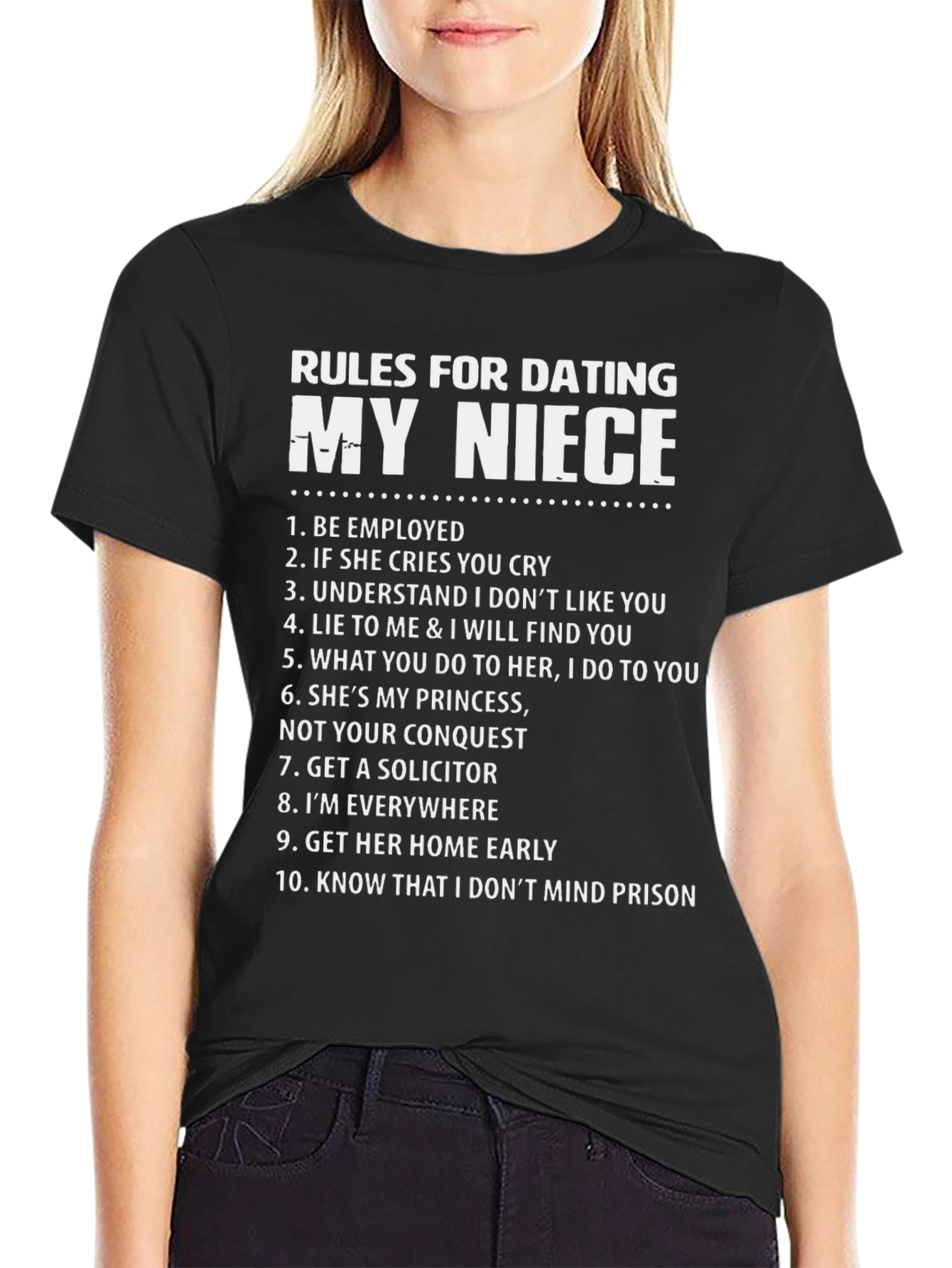 Rules for Dating My Niece Graphic Tee