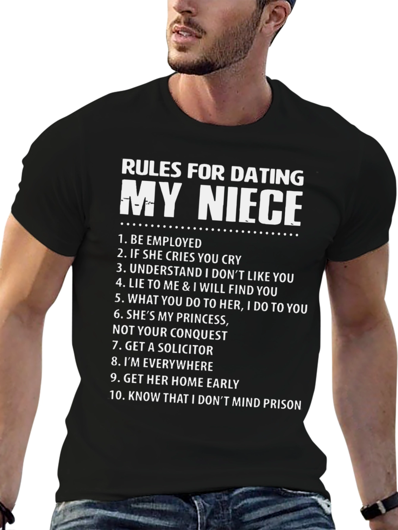Rules for Dating My Niece Graphic Tee