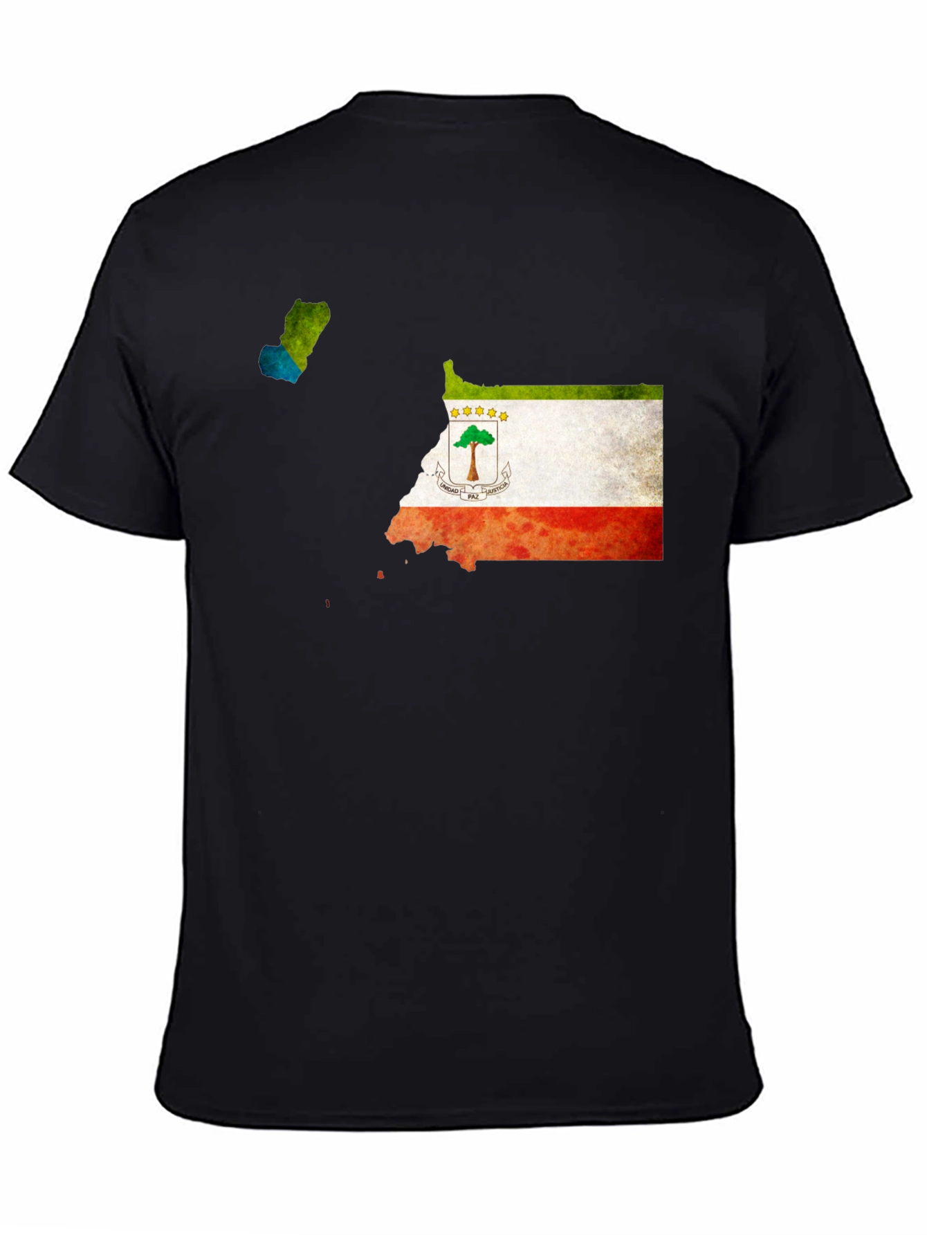 Equatorial Guinea Flag Map T-Shirt