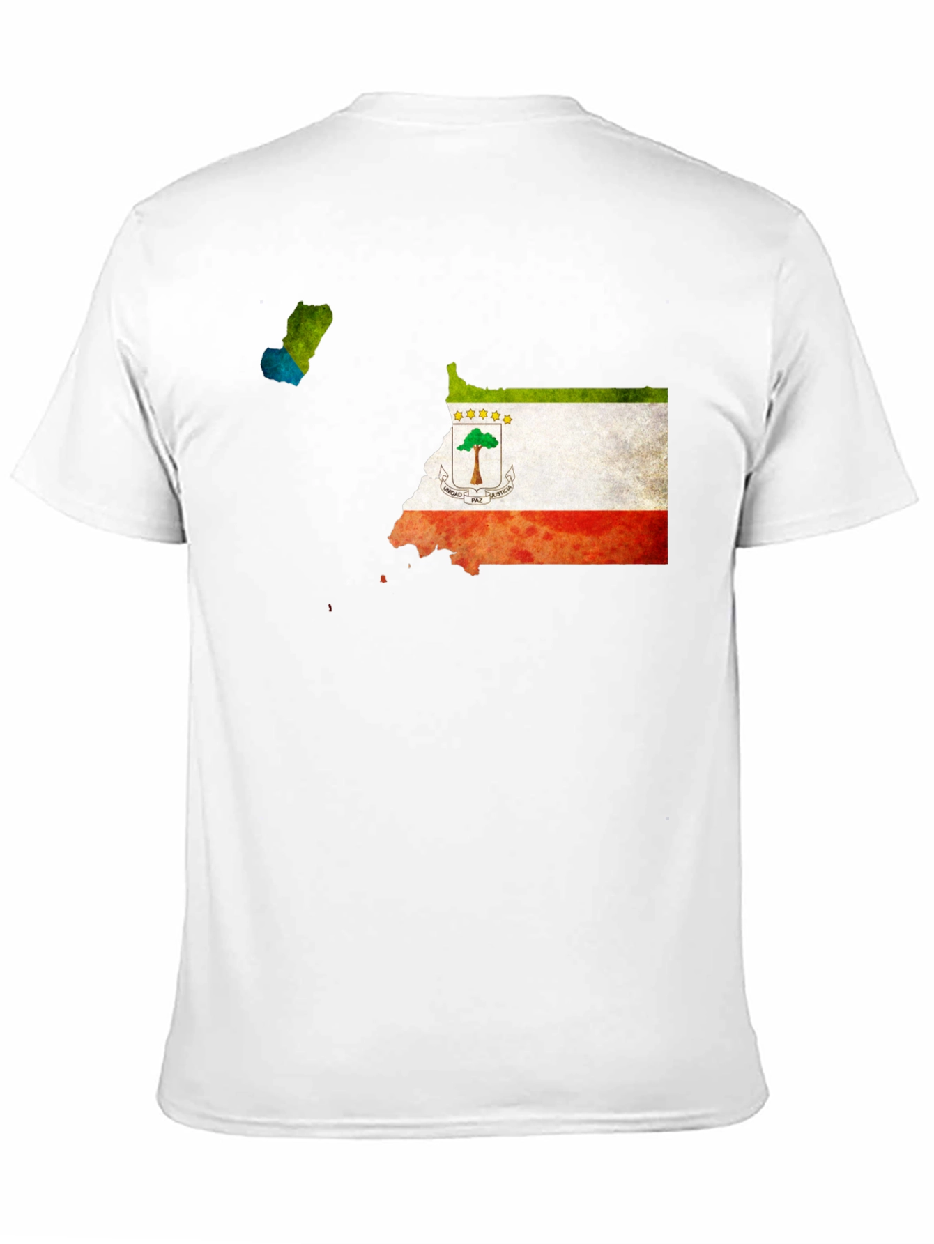 Equatorial Guinea Flag Map T-Shirt