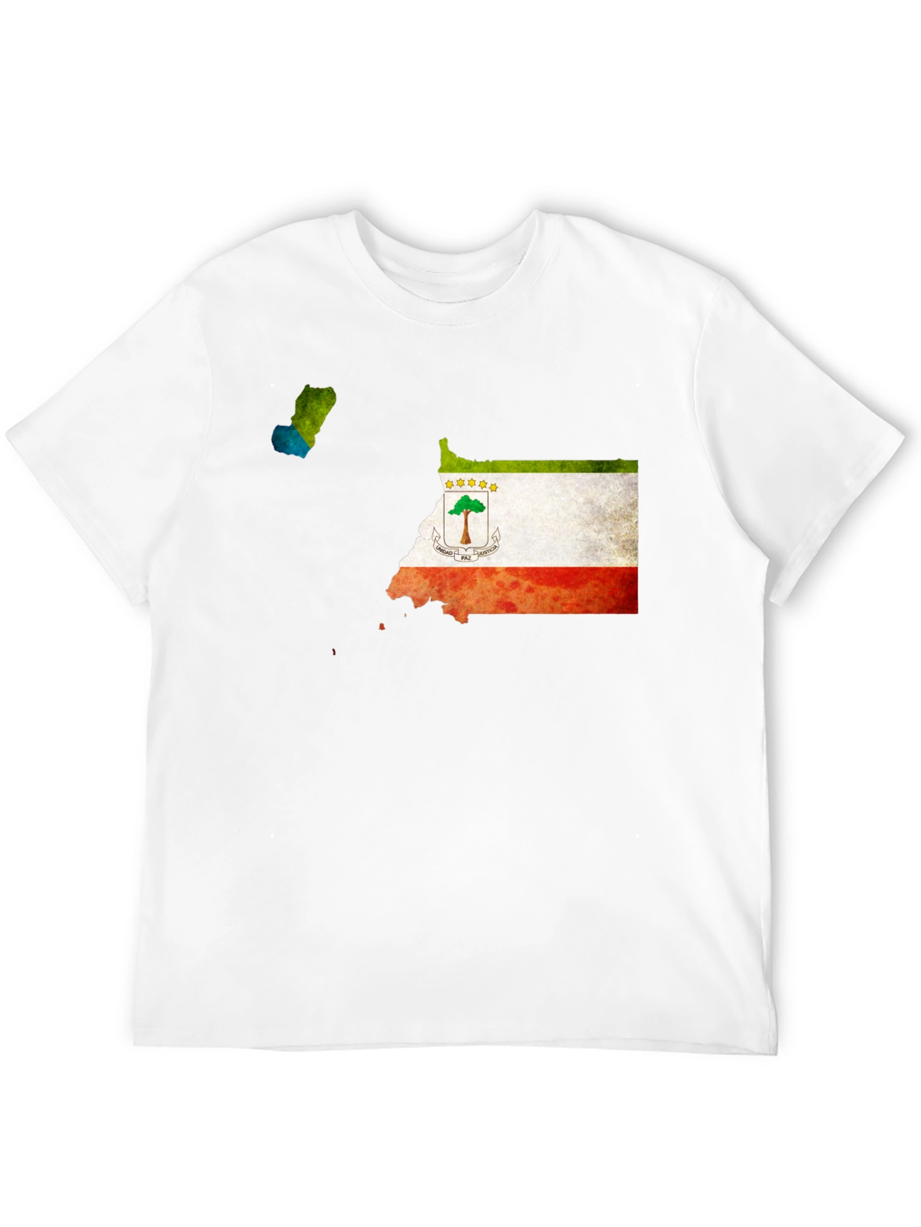 Equatorial Guinea Flag Map T-Shirt