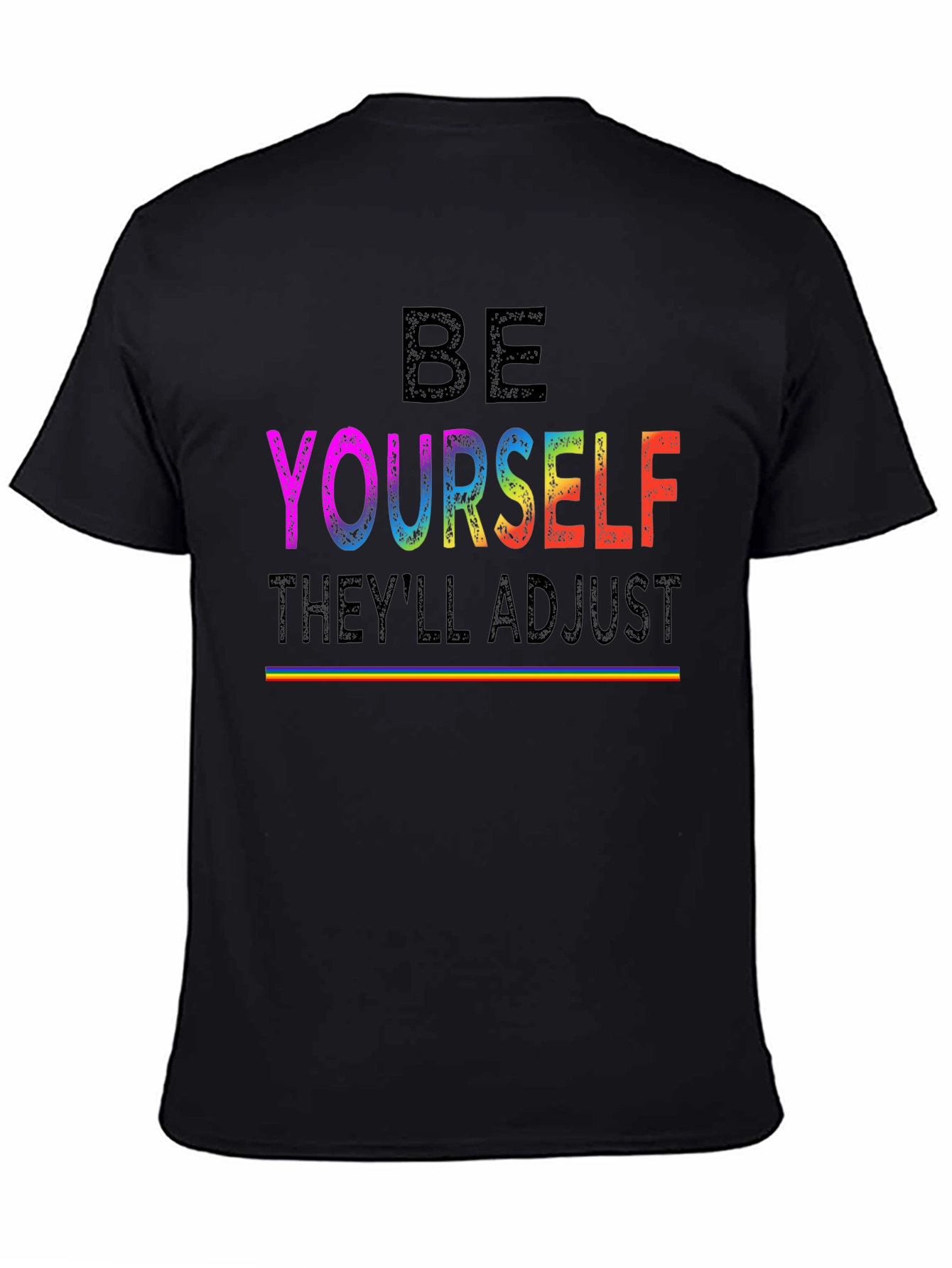 Be Yourself LGBTQ+ Pride Rainbow T-Shirt