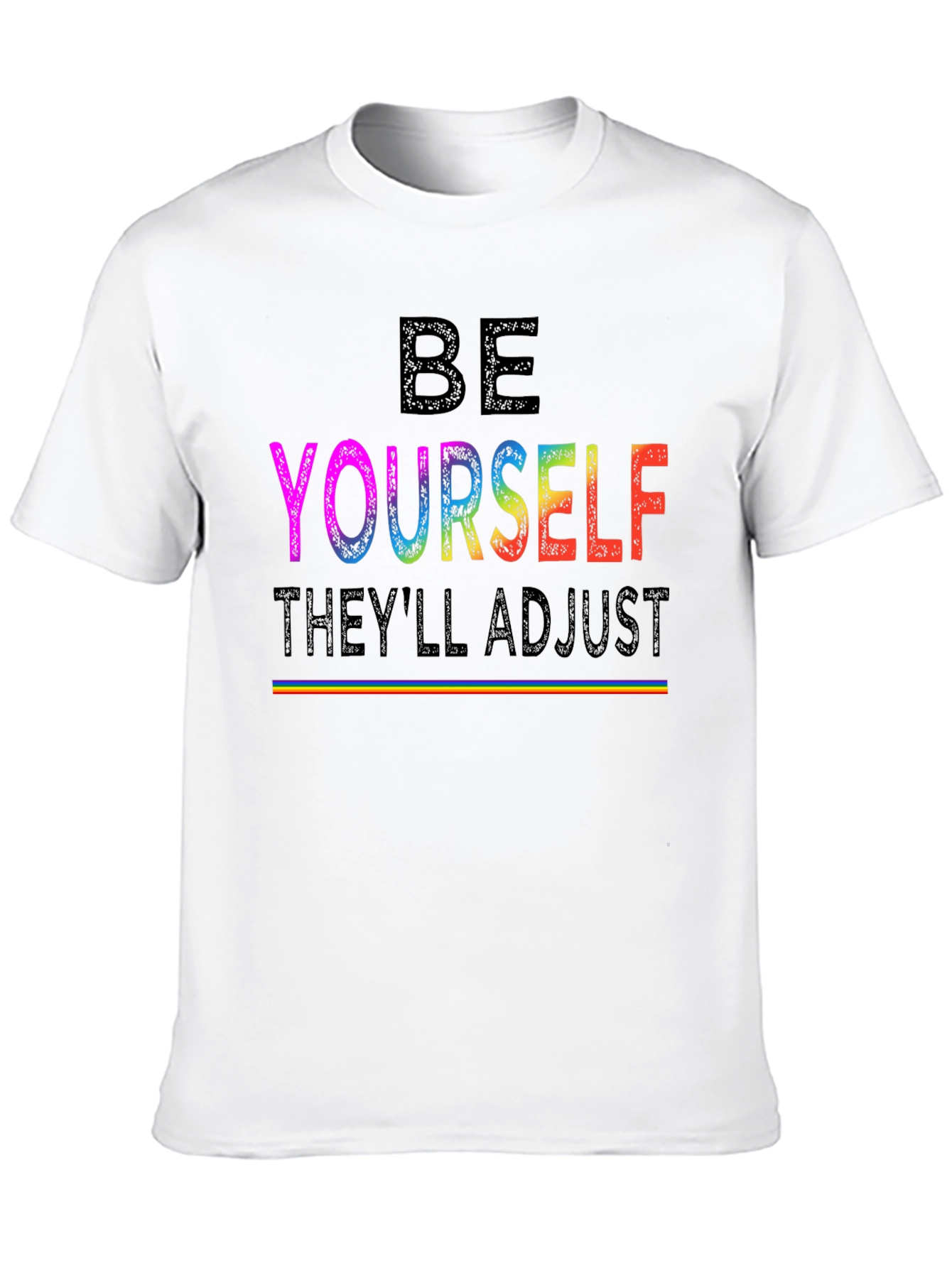 Be Yourself LGBTQ+ Pride Rainbow T-Shirt