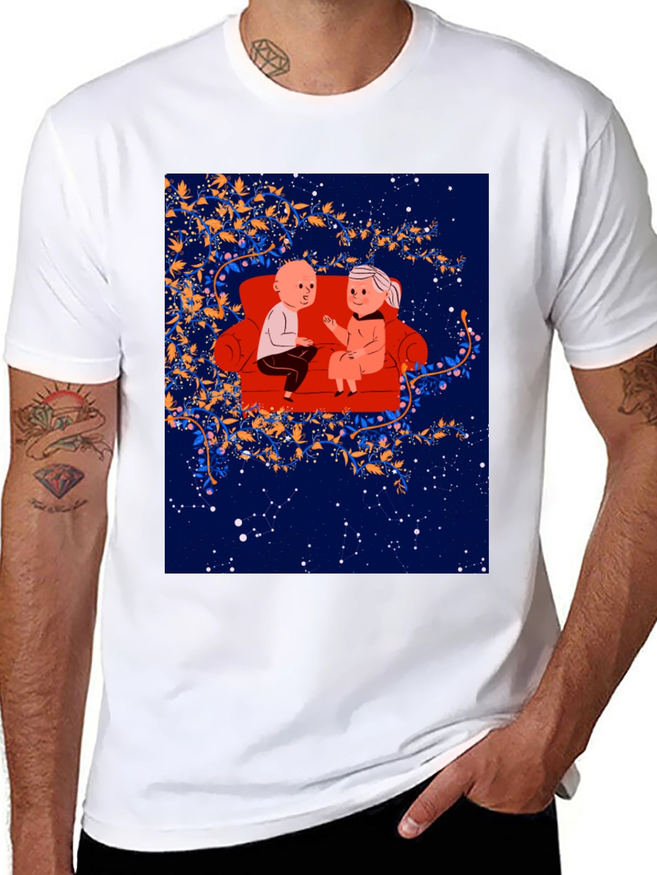 Cartoon Couple T-Shirt