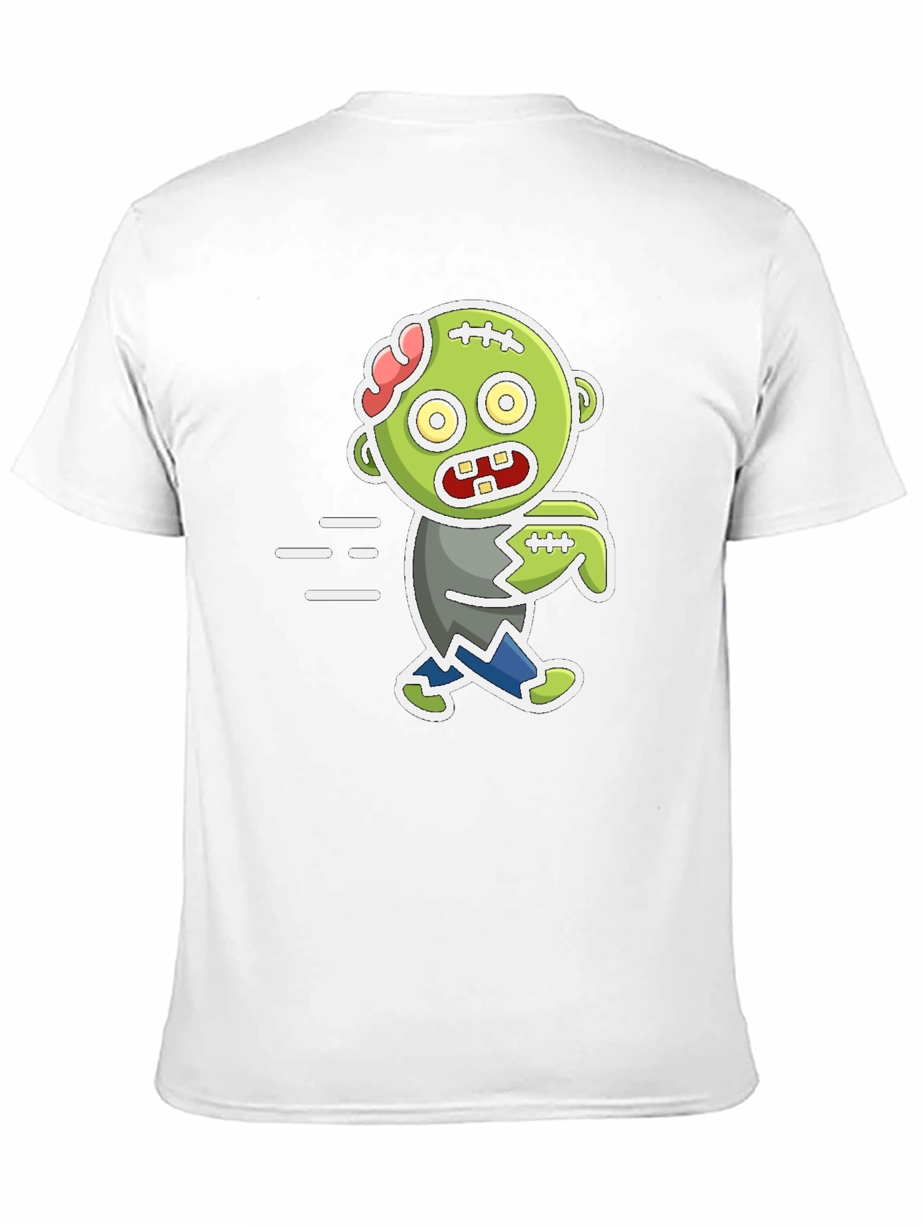 Cartoon Zombie Graphic T-Shirt - Halloween Fun