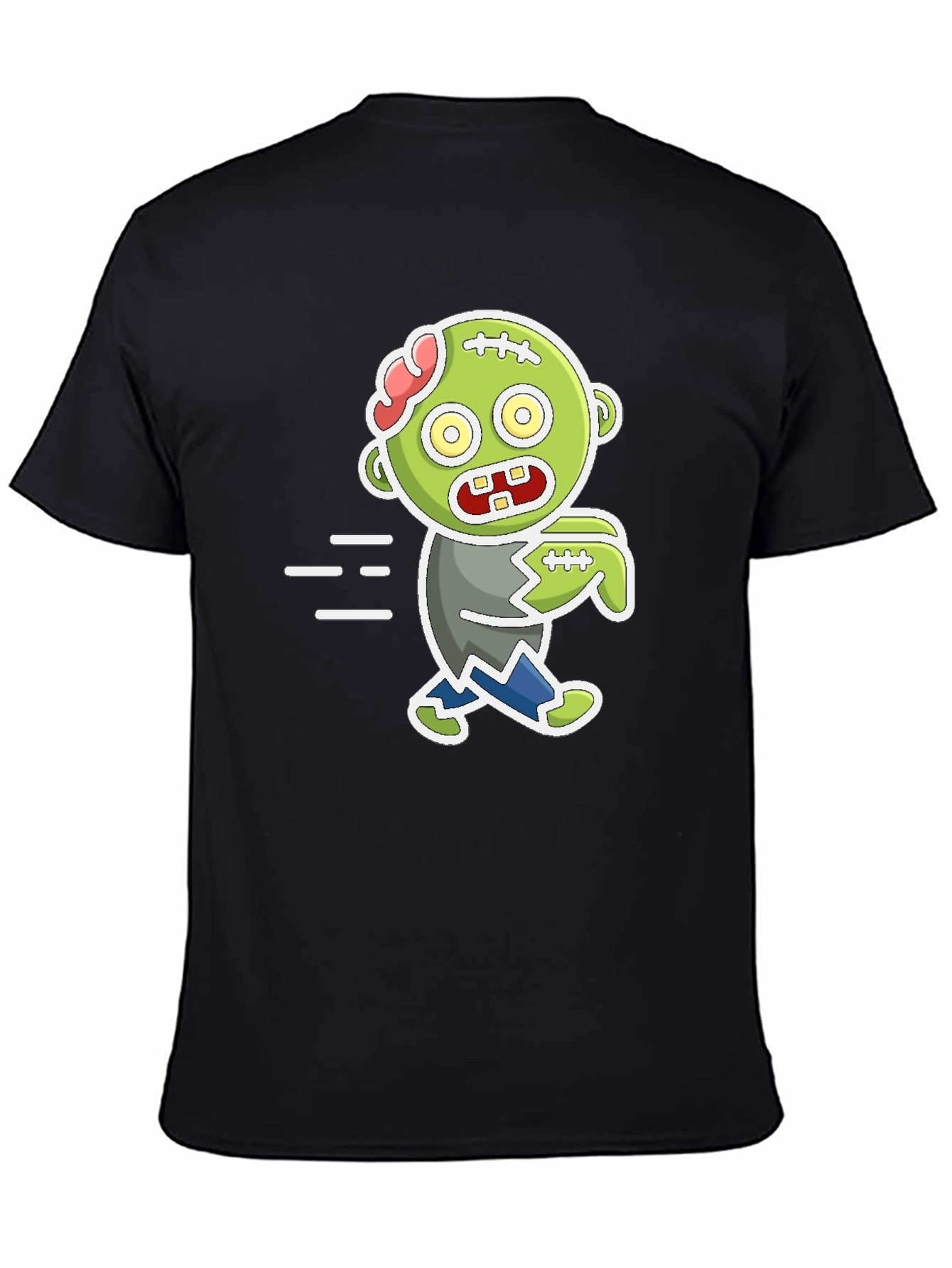 Cartoon Zombie Graphic T-Shirt - Halloween Fun