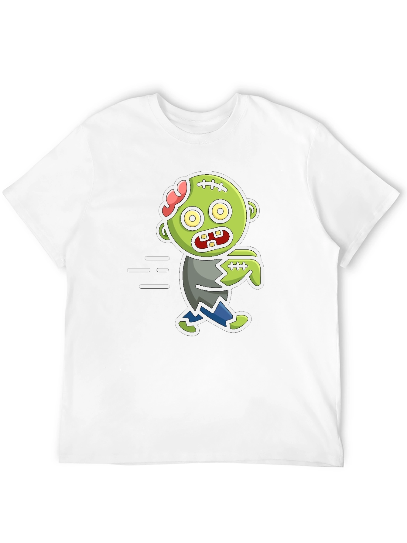 Cartoon Zombie Graphic T-Shirt - Halloween Fun