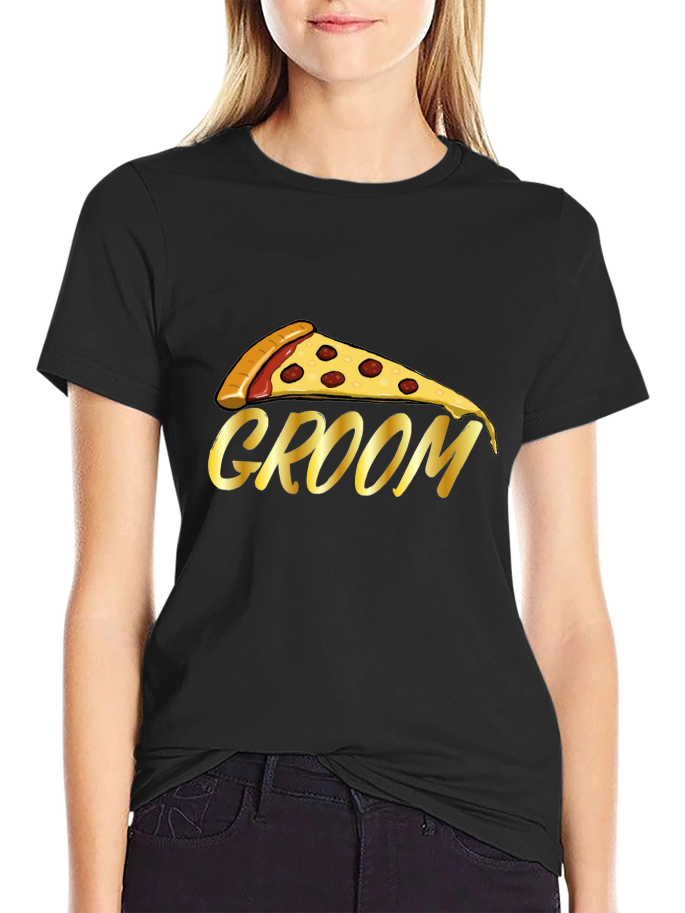 Pizza Groom T-Shirt - Bachelor Party Tee