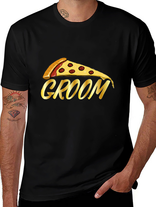 Pizza Groom T-Shirt - Bachelor Party Tee