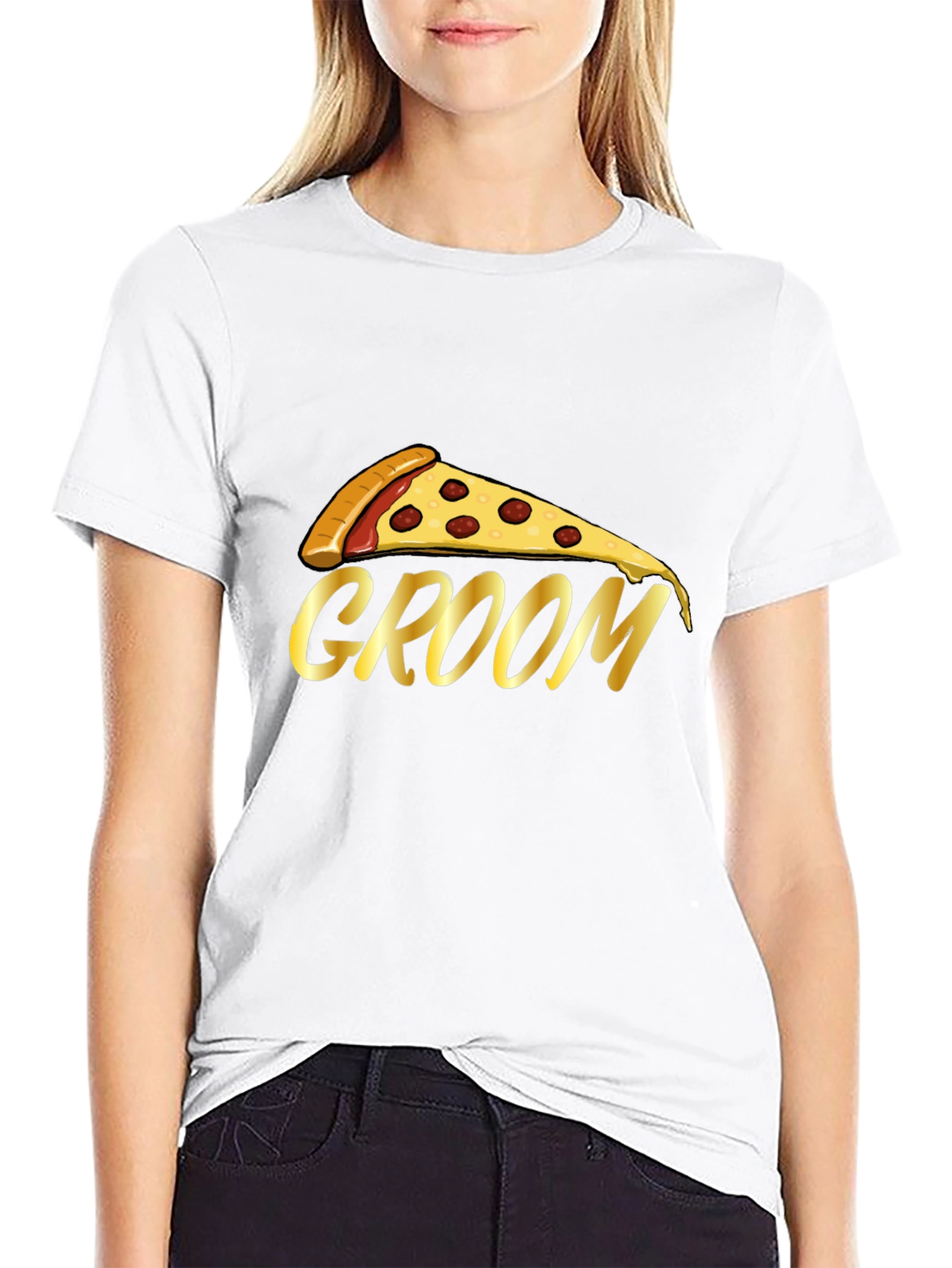 Pizza Groom T-Shirt - Bachelor Party Tee