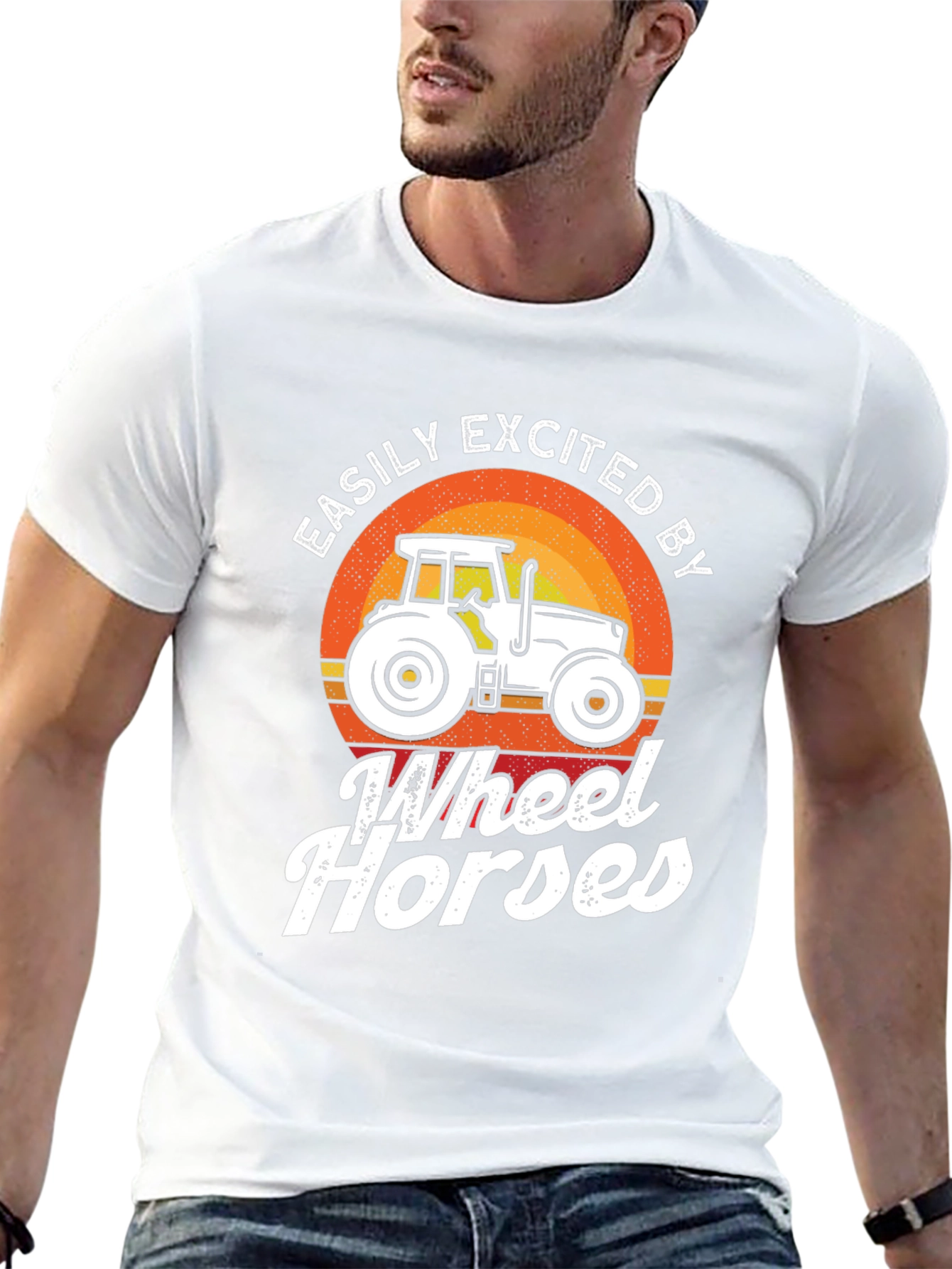 Easily Excited by Wheel Horses T-Shirt