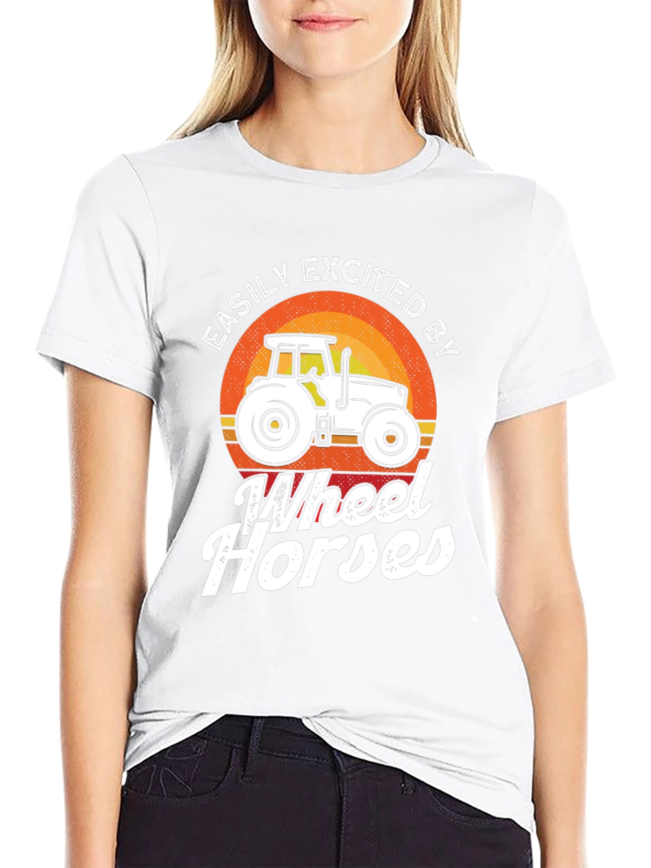 Easily Excited by Wheel Horses T-Shirt