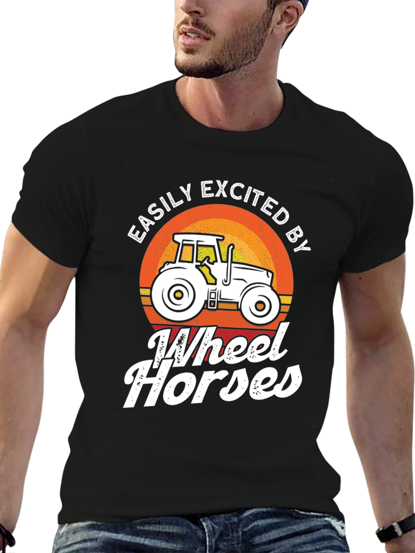 Easily Excited by Wheel Horses T-Shirt