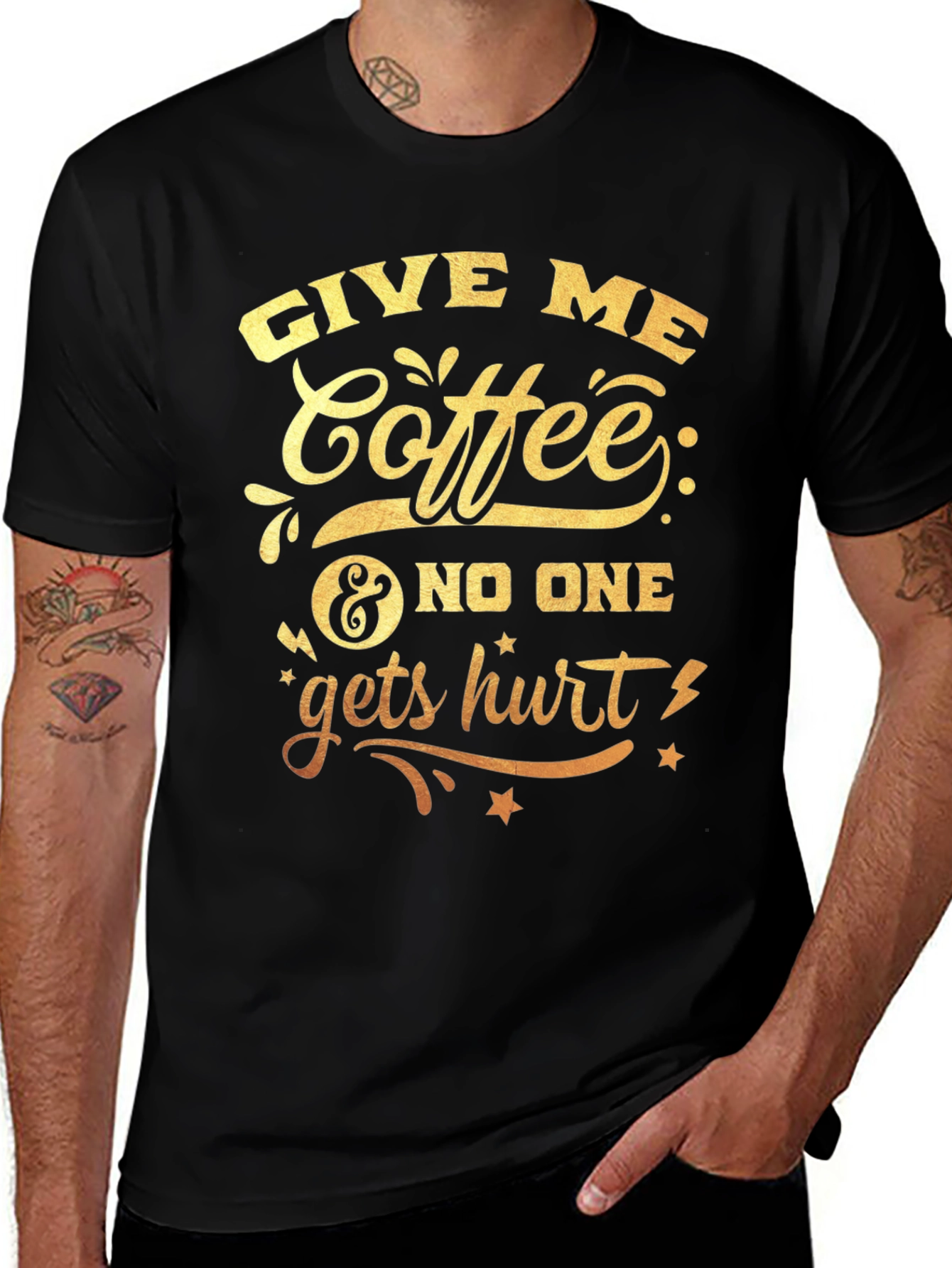 Give Me Coffee Graphic T-Shirt
