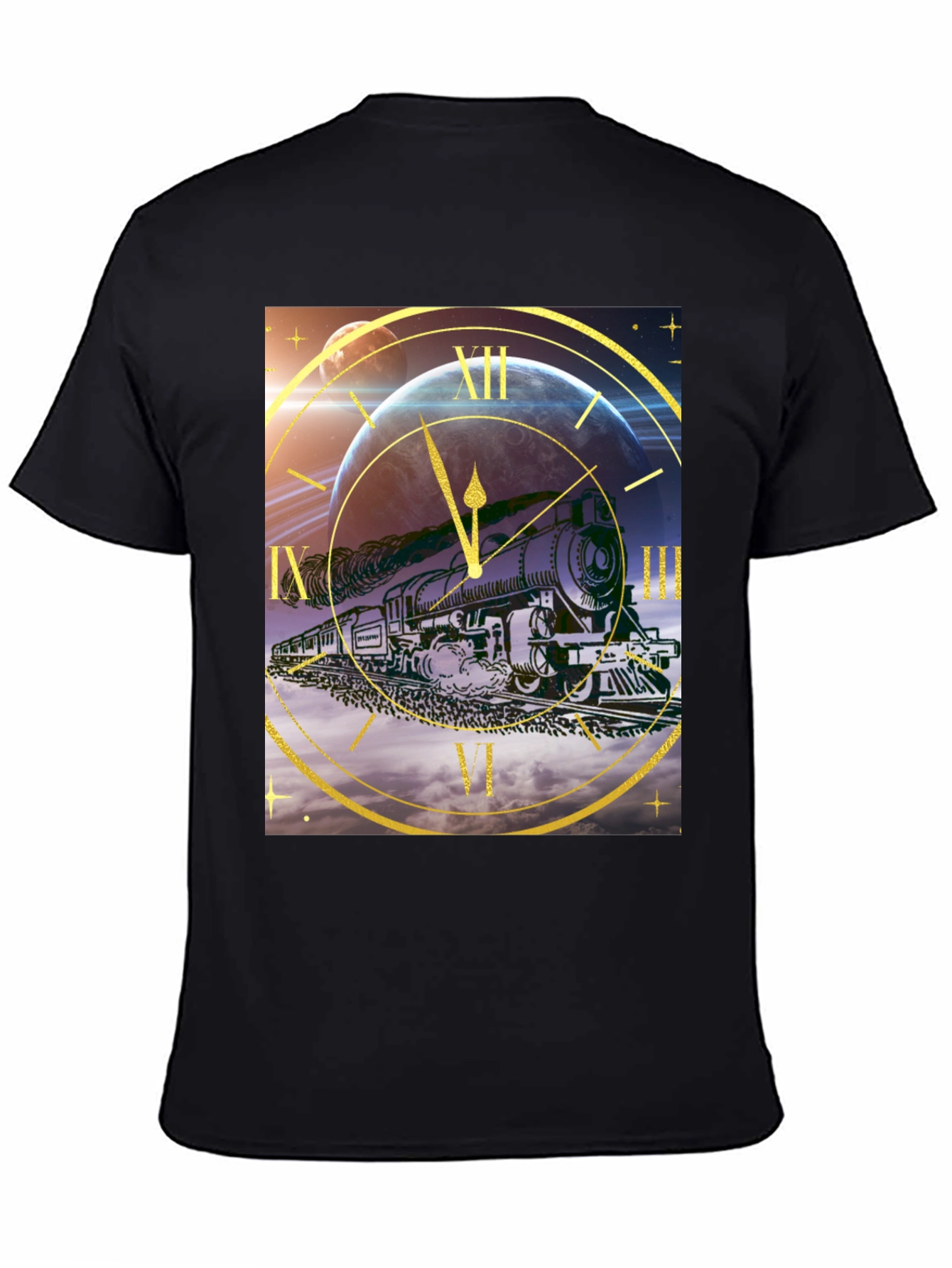 Time Travel Train Graphic Tee