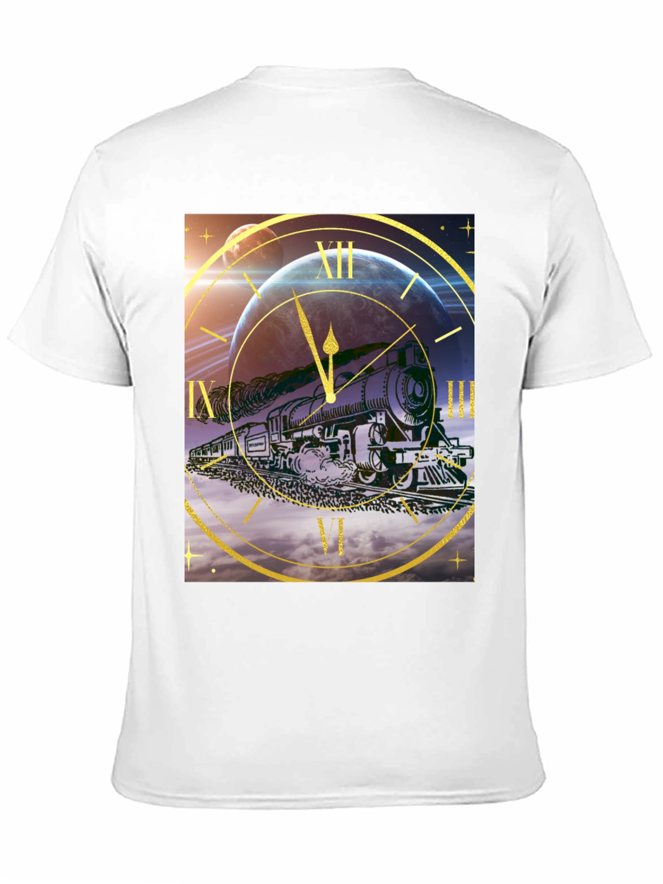 Time Travel Train Graphic Tee