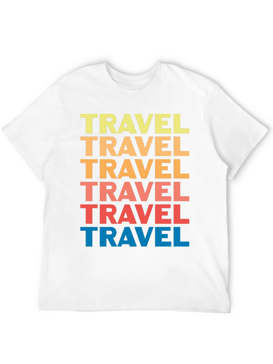Retro Travel T-Shirt - Black Graphic Tee