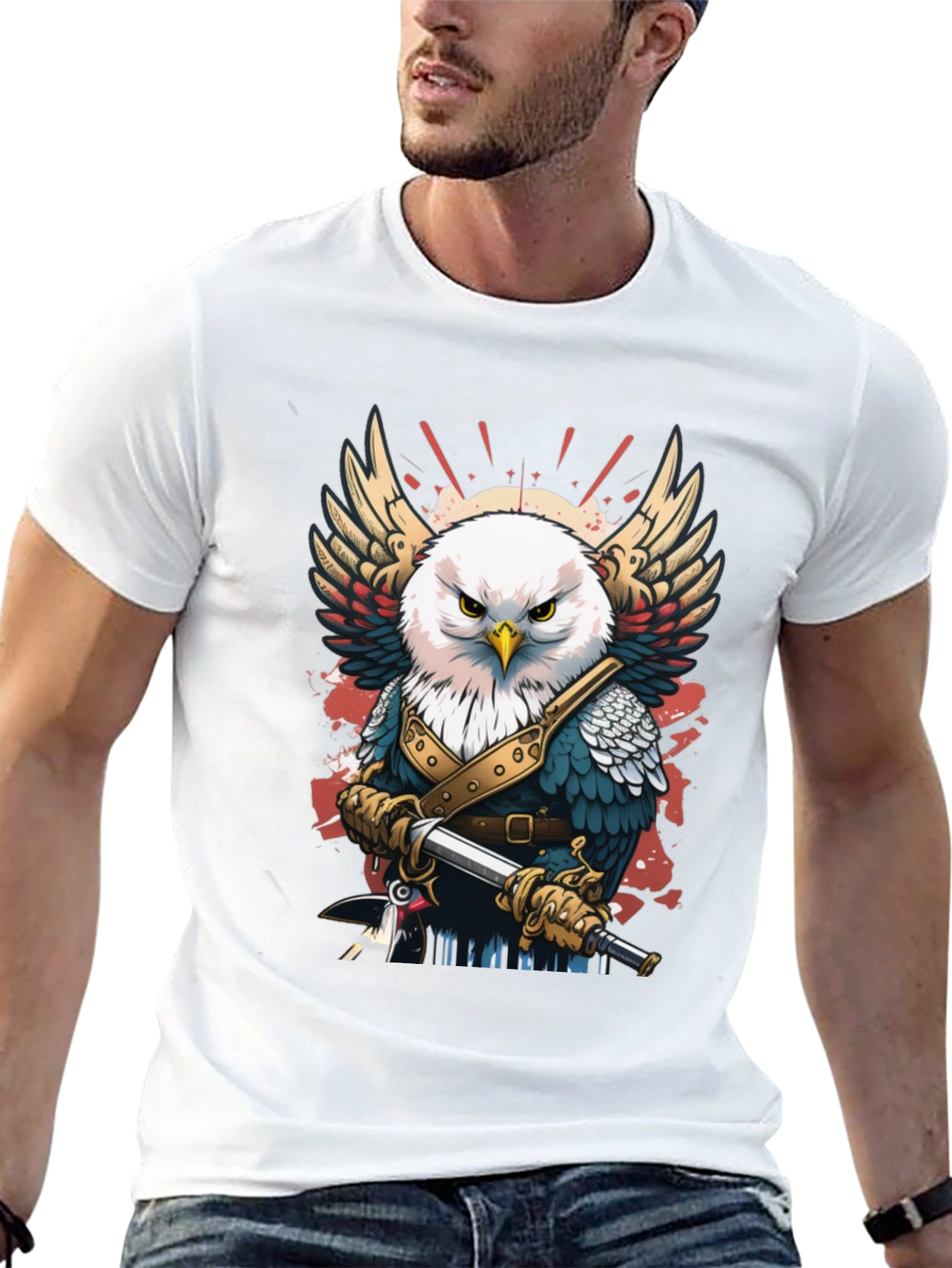 Eagle Warrior Graphic Tee